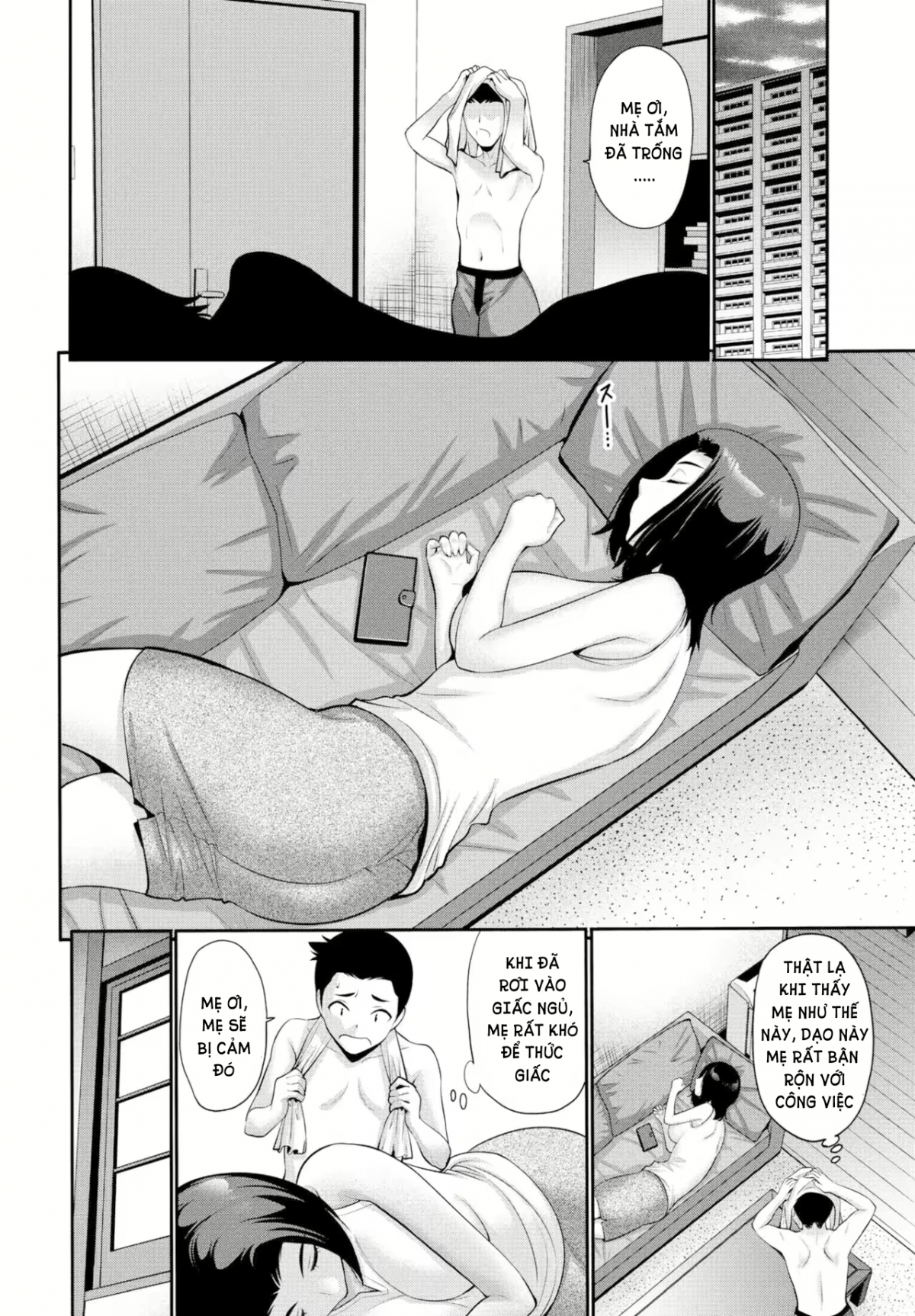 Đọc truyện hentai Okaa-San No Kyousei (Koe) Ga Kikitai - Chap 1