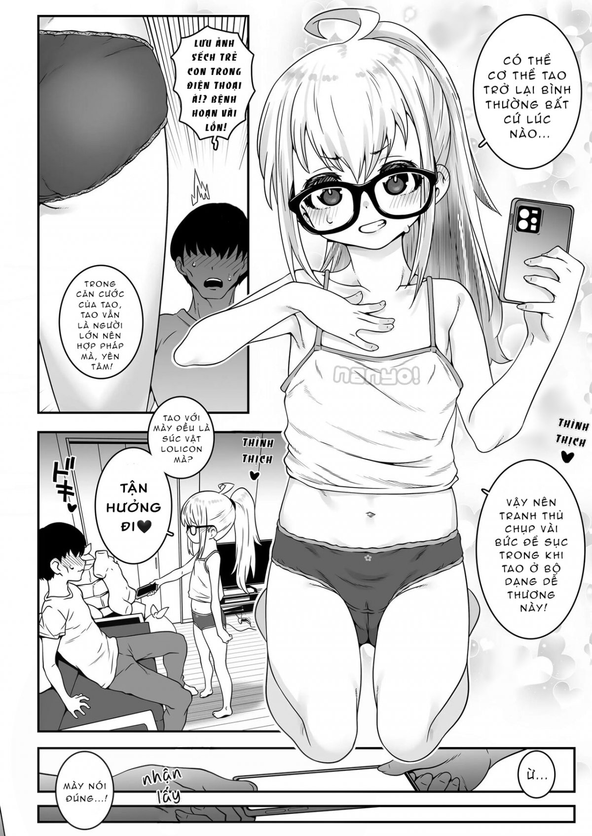 Đọc truyện hentai Một ông già chuyển đổi giới tính thành một bé gái và nghiện quan hệ tình dục với người bạn thời thơ ấu của mình! - Oneshot 1.1