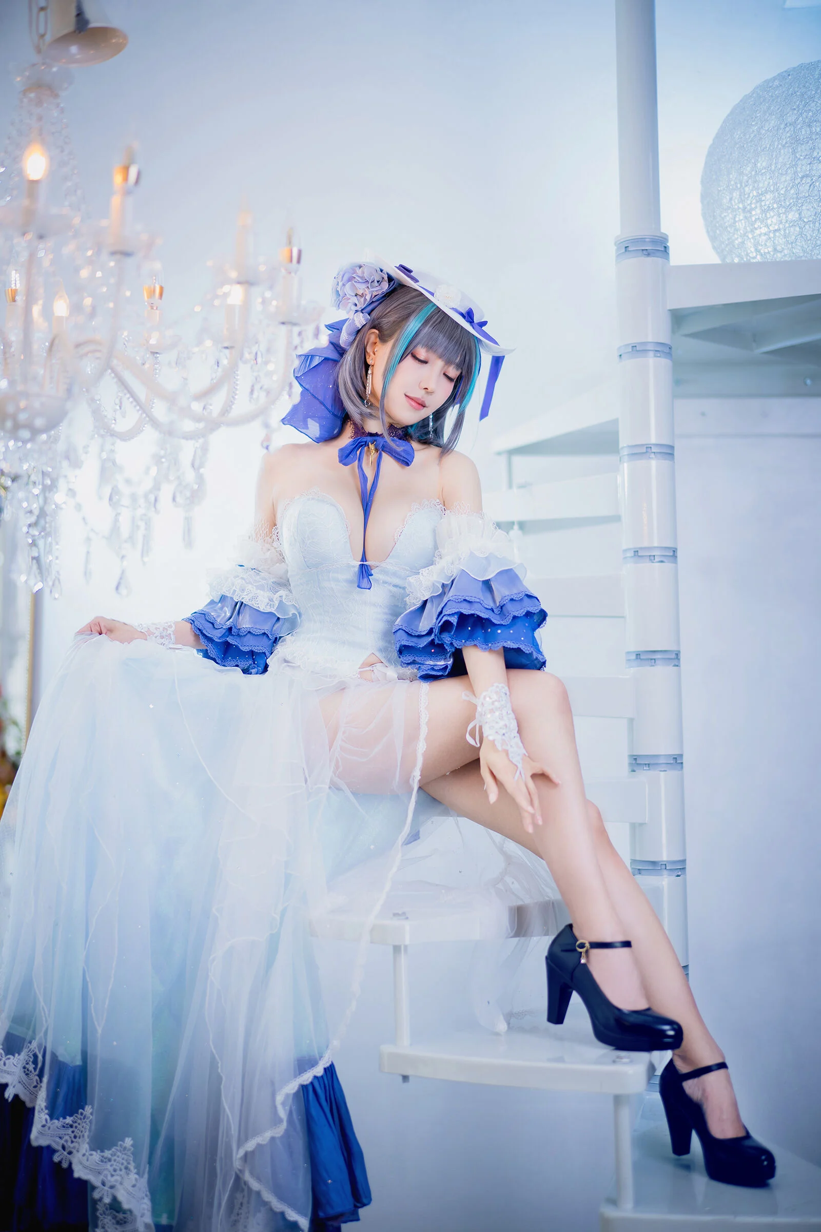 Đọc truyện hentai Tuyển tập Albums siêu phẩm Cosplay - Chap 365 - ely - cheshire dress