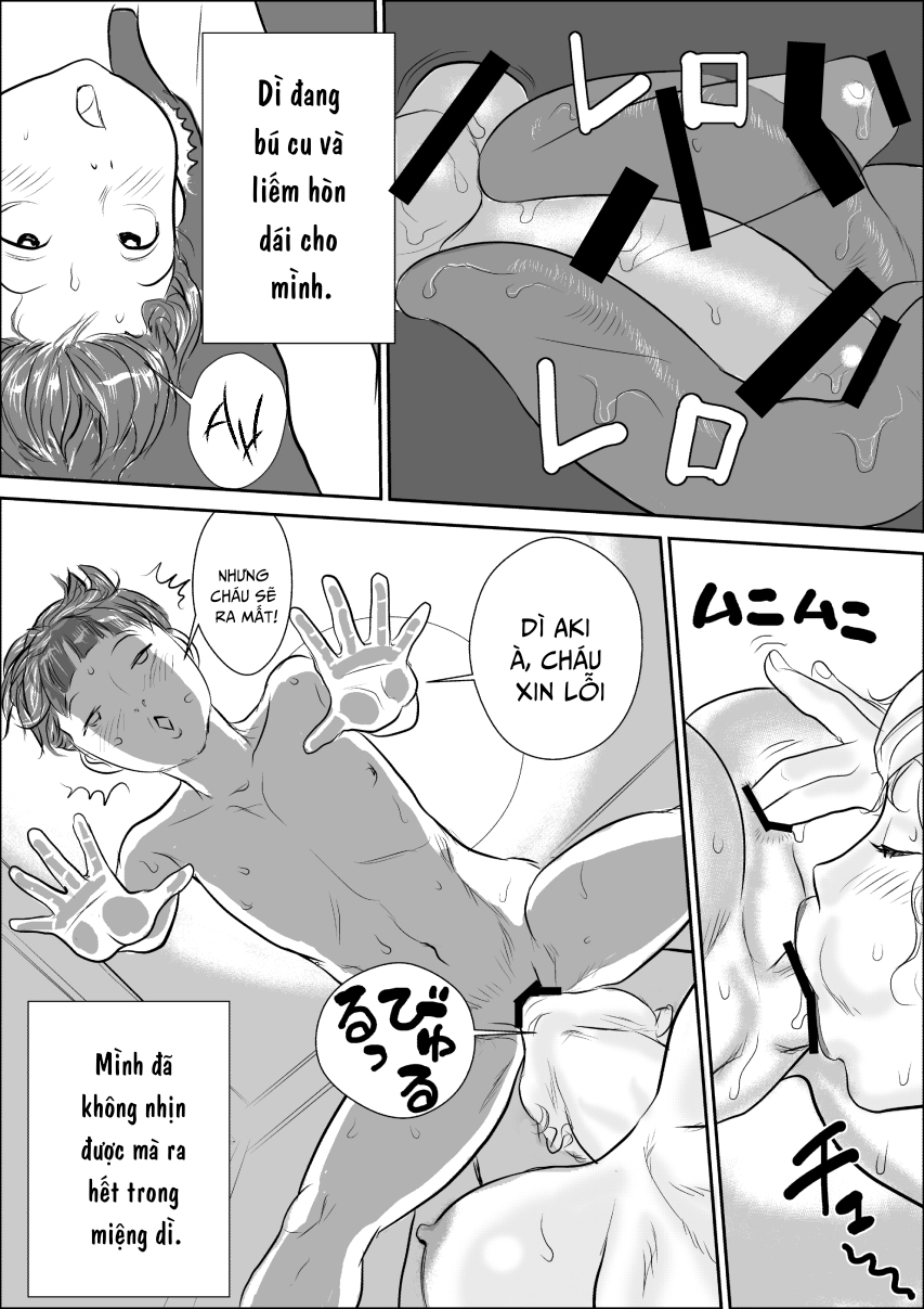 Đọc truyện hentai Boku to Oba-san no AmaAma Natsuyasumi - Oneshot