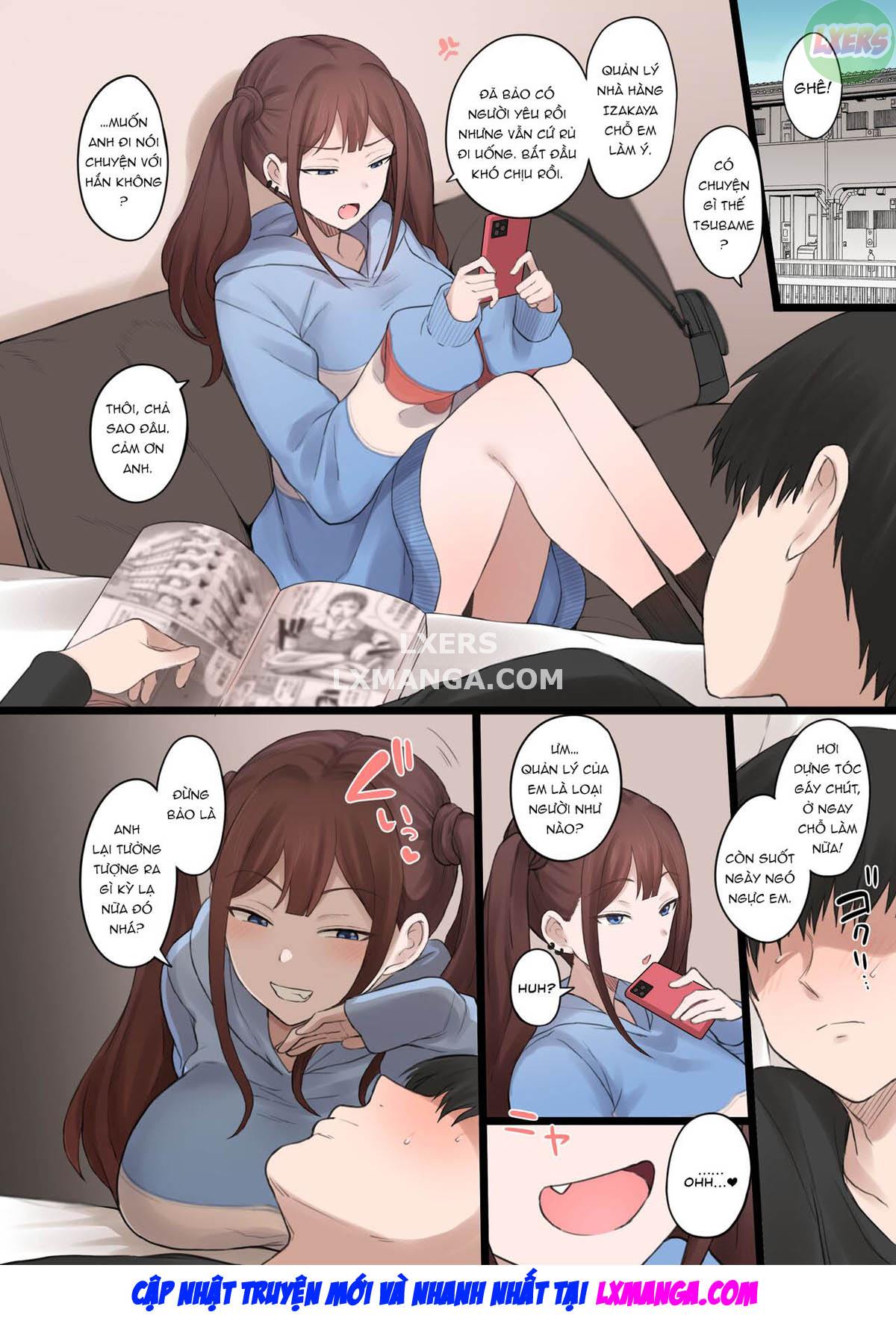Đọc truyện hentai A Girlfriend Who Plays Along with My Cuckold Fetish - Oneshot