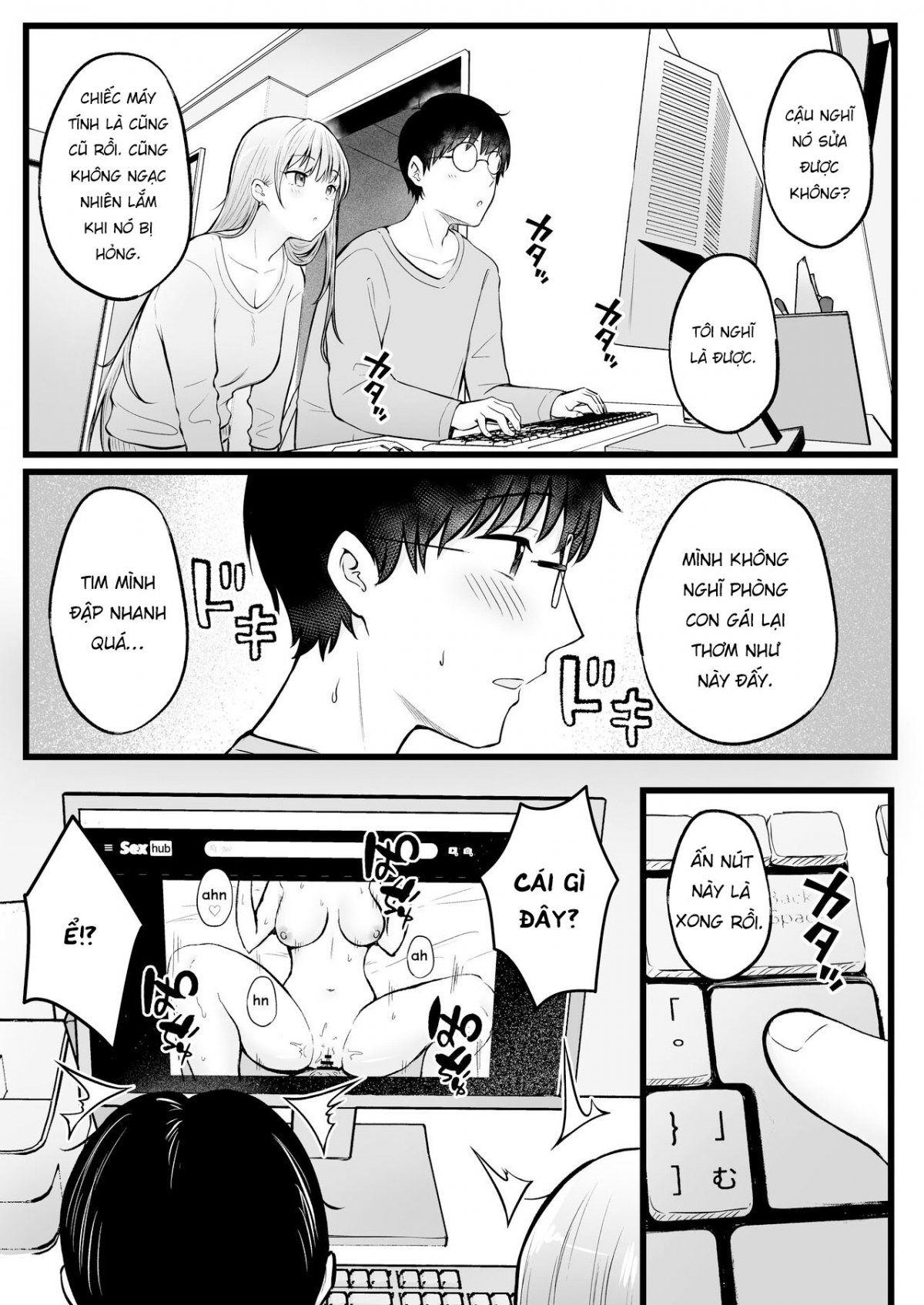 Đọc truyện hentai Joshiryou Kanrinin no Boku wa Gal Ryousei ni Furimawasarete masu - Haru 1
