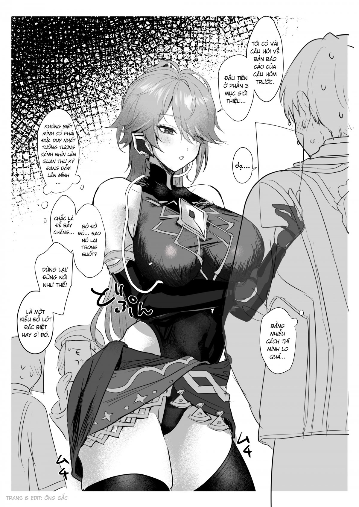 Đọc truyện hentai Làm tình với quan thư ký có bộ ngực siêu bự - Oneshot