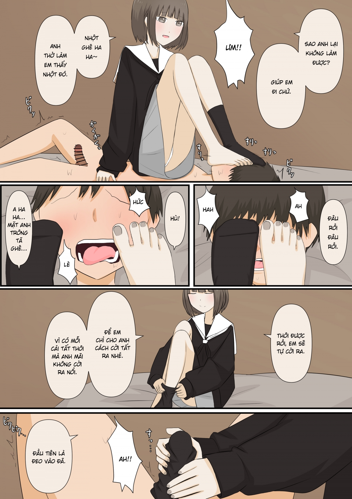 Đọc truyện hentai Ashizeme Kanojo _1 - Oneshot