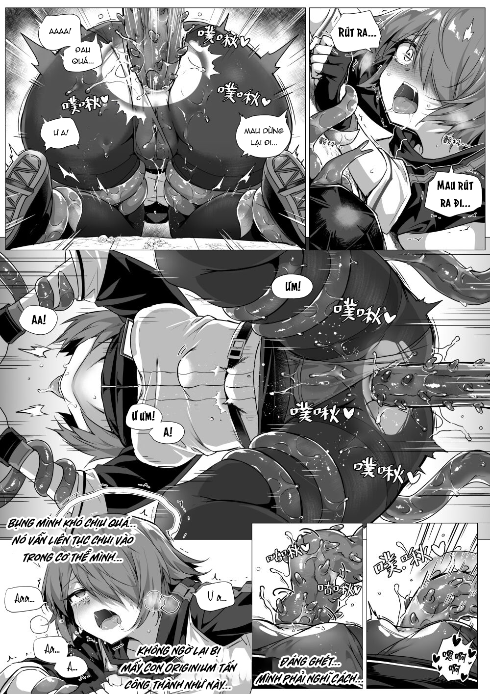 Đọc truyện hentai Bụng tôi không phải nơi sinh sản của bọ!! - Oneshot
