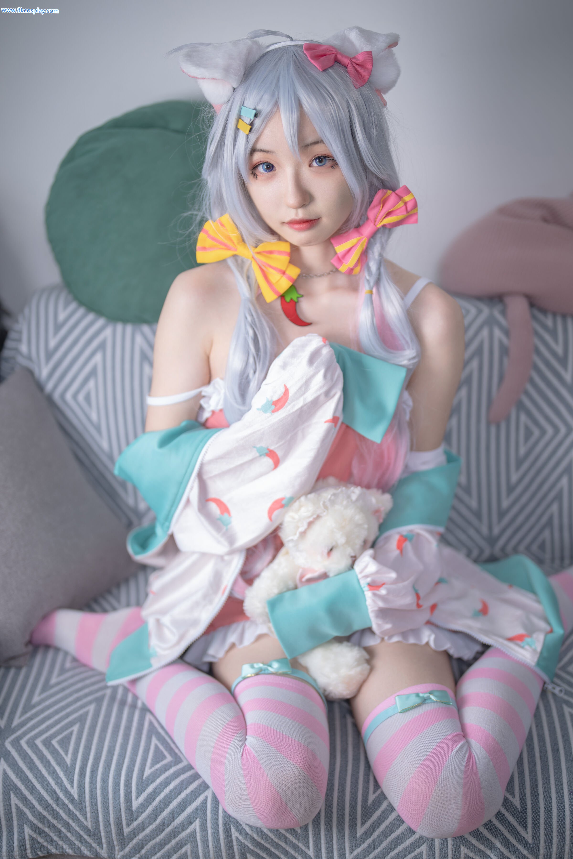 Đọc truyện hentai Tuyển tập Albums siêu phẩm Cosplay - Chap 550 - [SA_Sodium Alginate] Kagura Nana Lazy Monday