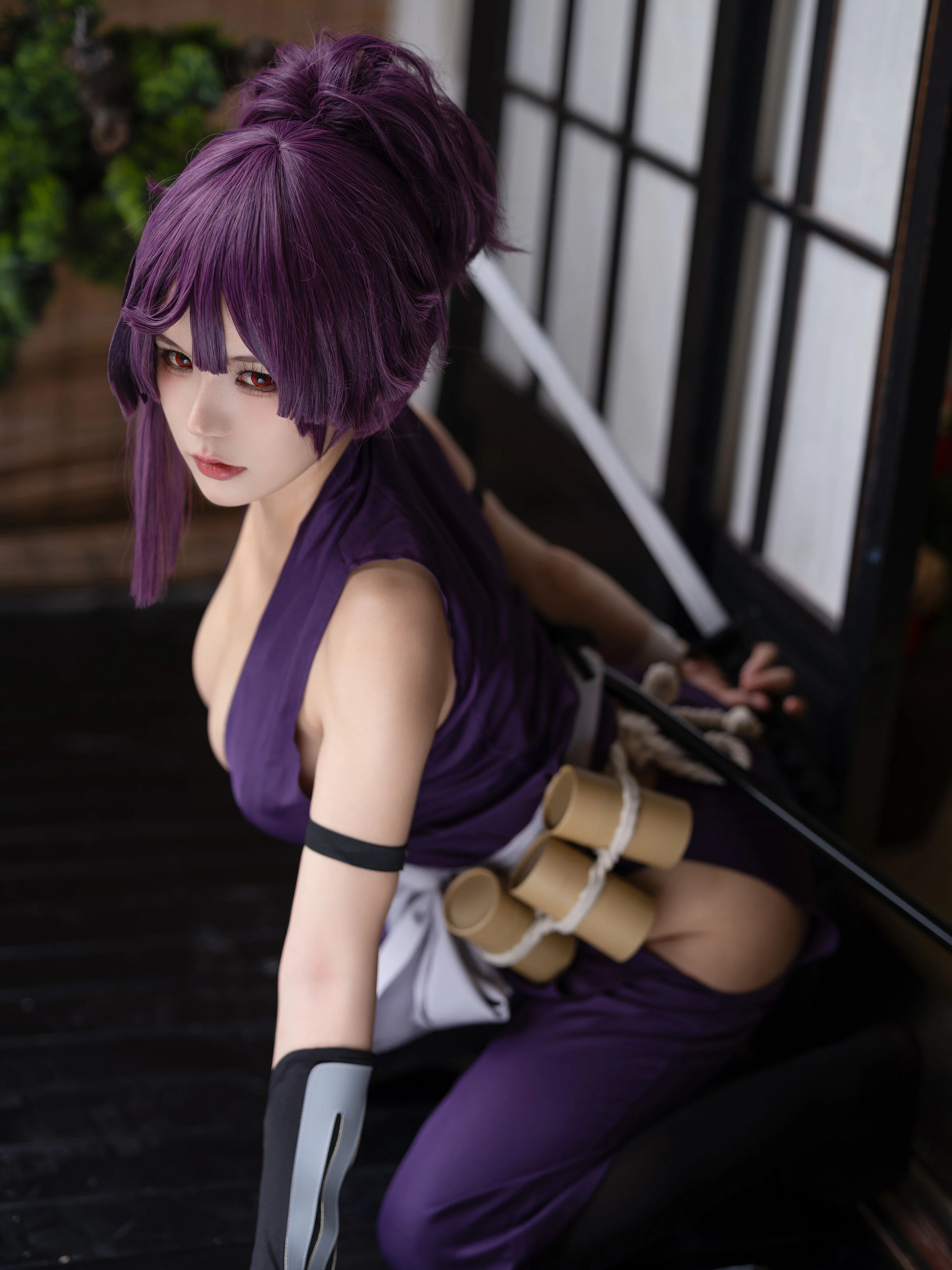 Đọc truyện hentai Tuyển tập Albums siêu phẩm Cosplay - Chap 233 - Ogura Chiyo w - Yuzuriha hell raku gang