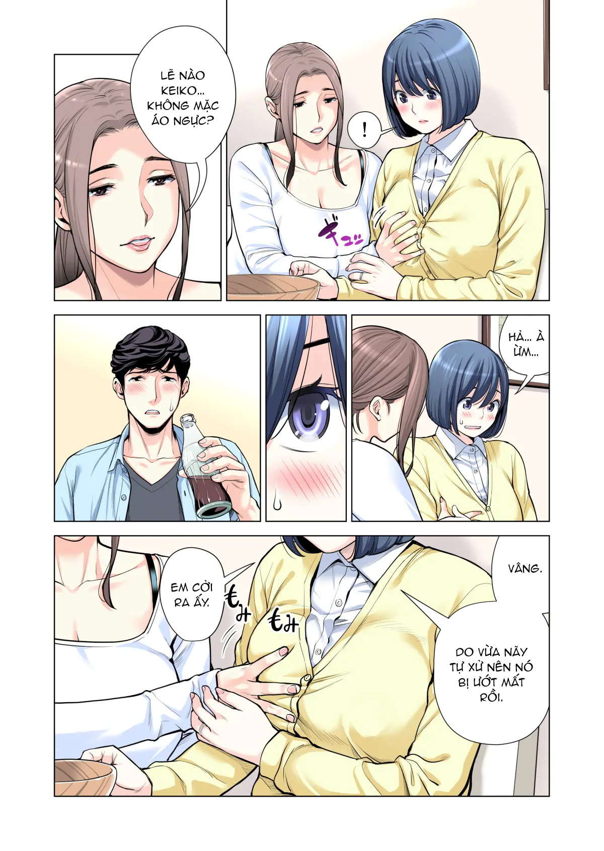 Đọc truyện hentai Bà chị có chồng ở tổ dân phố rất gợi tình 3: Bữa ăn của người có chồng - Oneshot