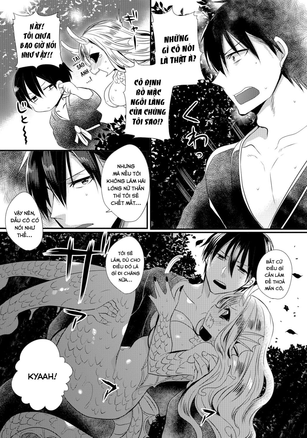 Đọc truyện hentai Vật hiến tế cho nữ thần rồng nước - Oneshot