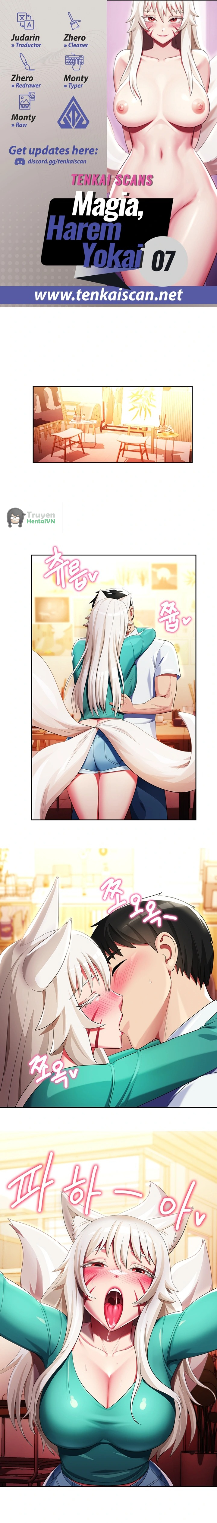 Đọc truyện hentai Phép thuật, hậu cung Yokai - Chap 7