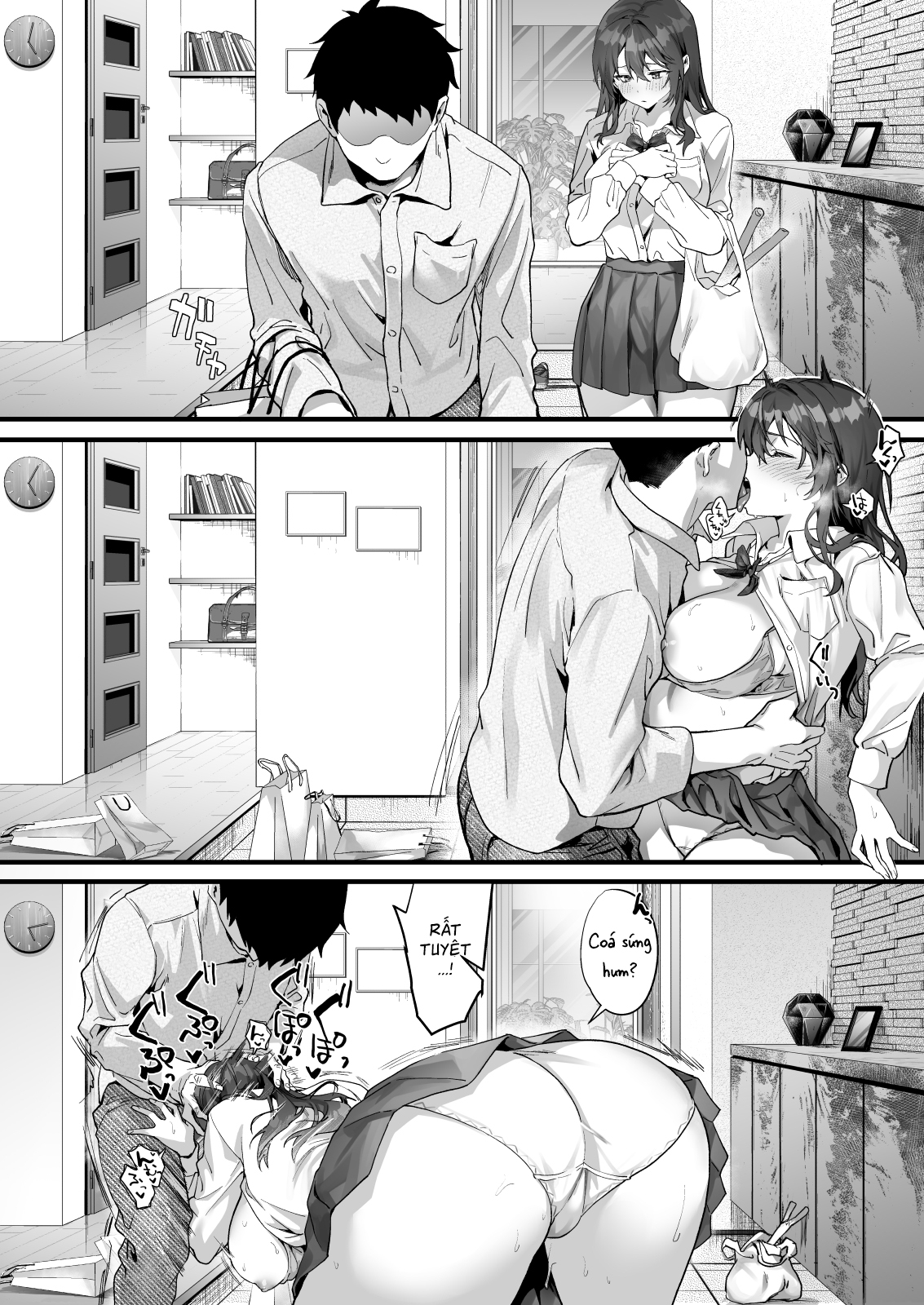 Đọc truyện hentai Bà sếp bỏ học thích anh nhân viên giống cha mình - Oneshot