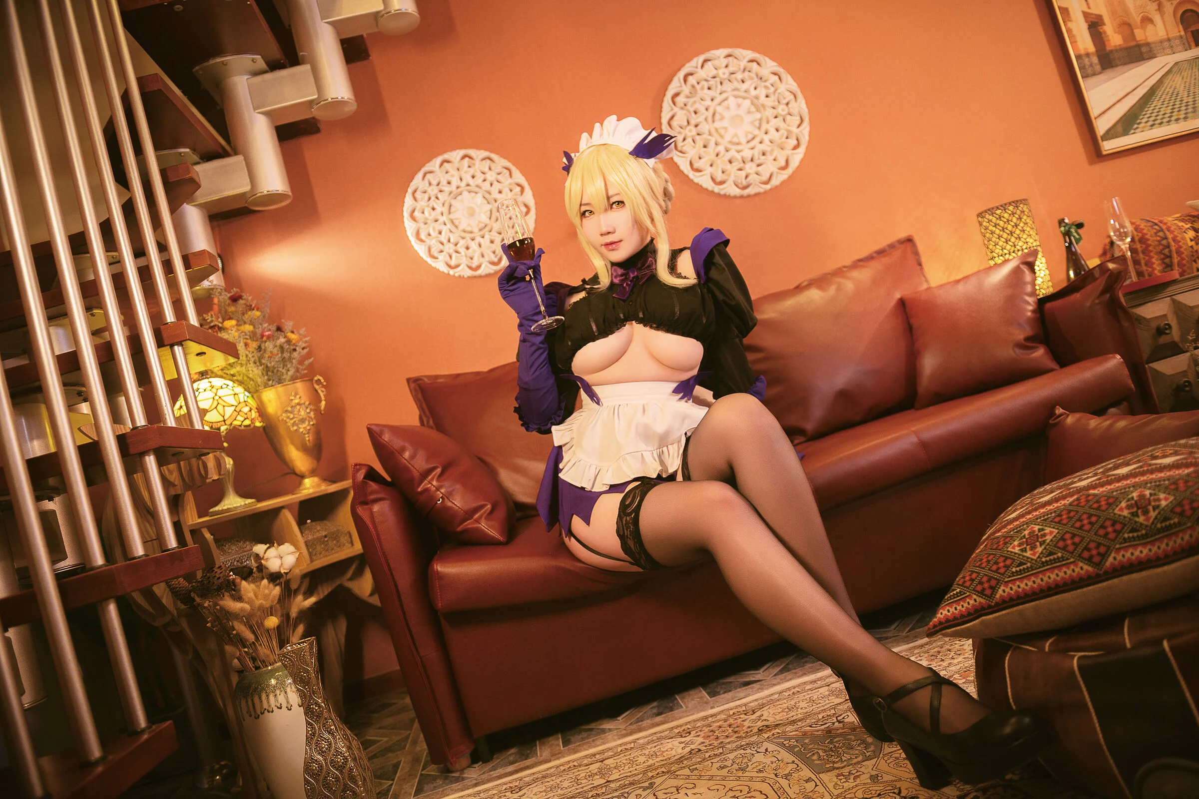 Đọc truyện hentai Tuyển tập Albums siêu phẩm Cosplay - Chap 559 - The End of the Story - Black Gun Maid