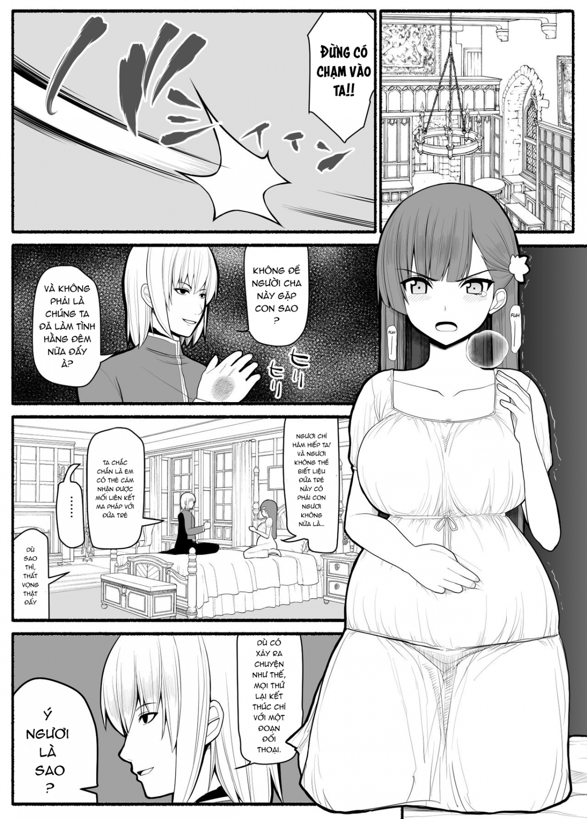 Đọc truyện hentai Shikyuu Majo VS Joukyuu Majin - Chap 1