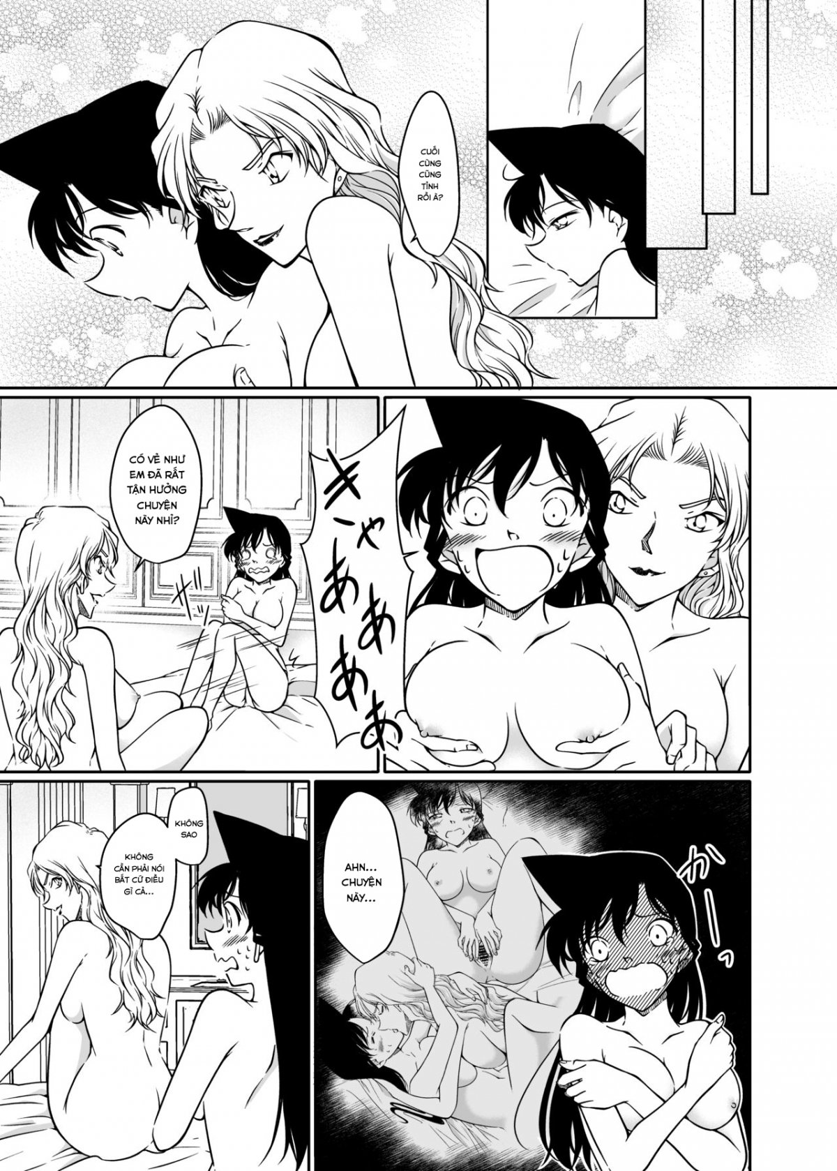 Đọc truyện hentai Kaiketsu Houhou wa Karada ni Oshiete Ageru (Detective Conan) - Oneshot