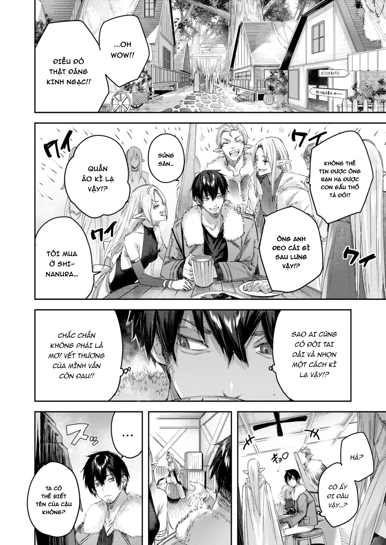 Đọc truyện hentai Anh chàng thợ săn và cô yêu tinh may mắn - Chap 1
