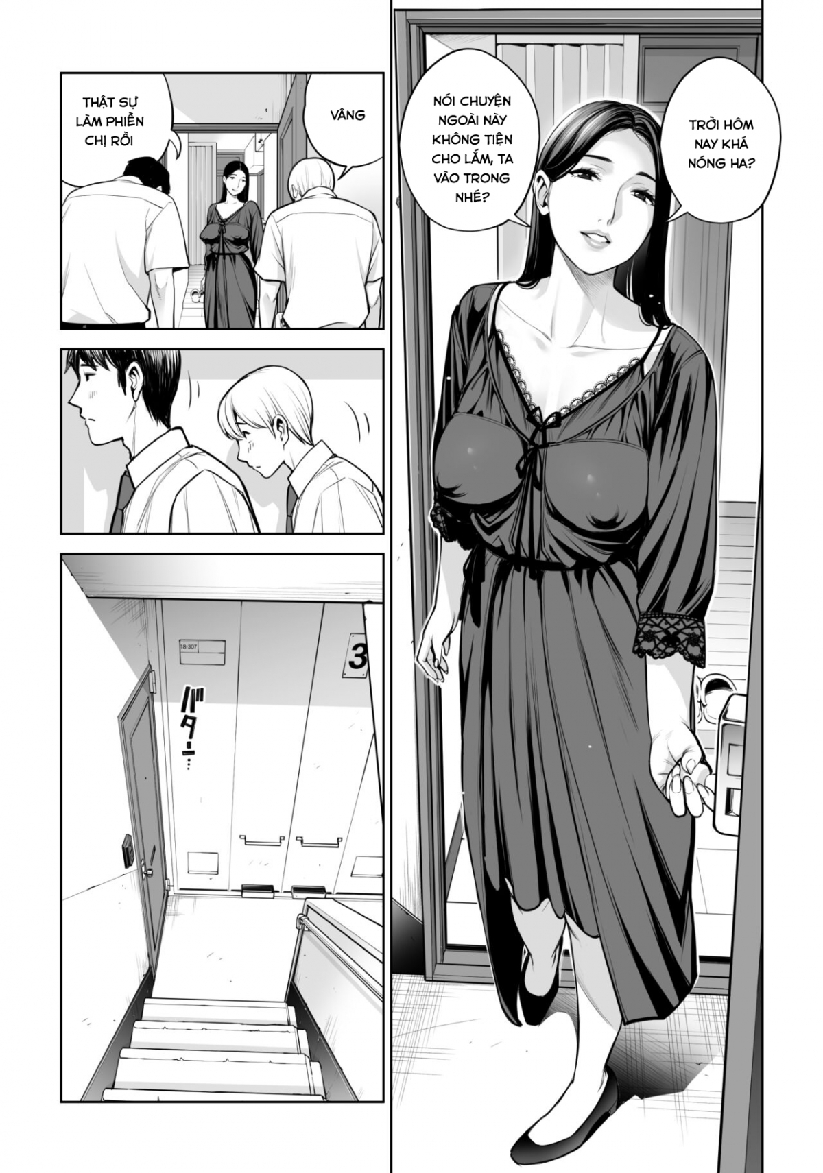 Đọc truyện hentai Kurokami Onna no Fudeoroshi ~Himitsu no Heya de Nakadashi Sasete Ageru wa~ - Oneshot
