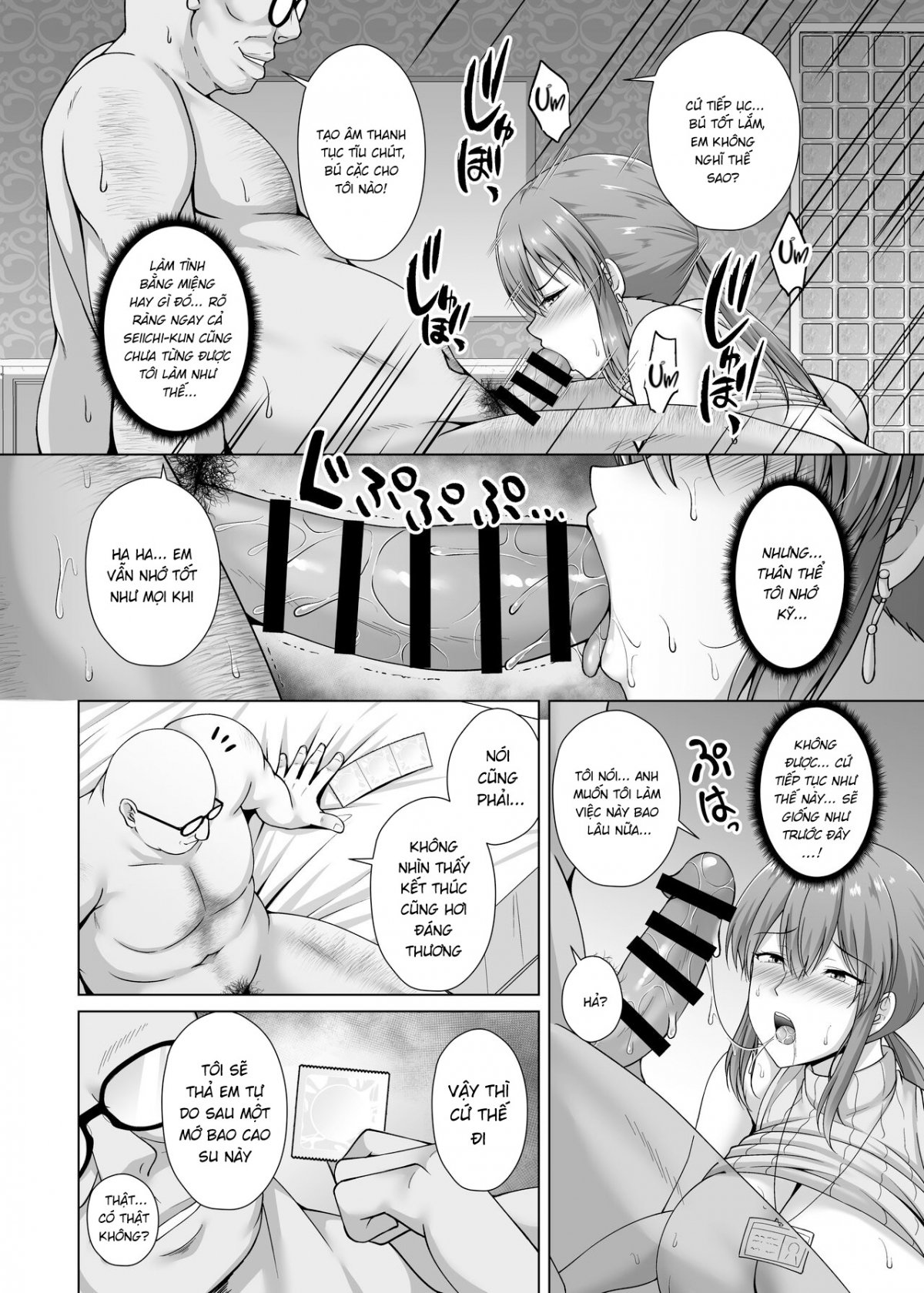 Đọc truyện hentai Choukyou Zumi Hitozuma OL wa Joushi ni Dakare Futatabi Ochiru - Oneshot
