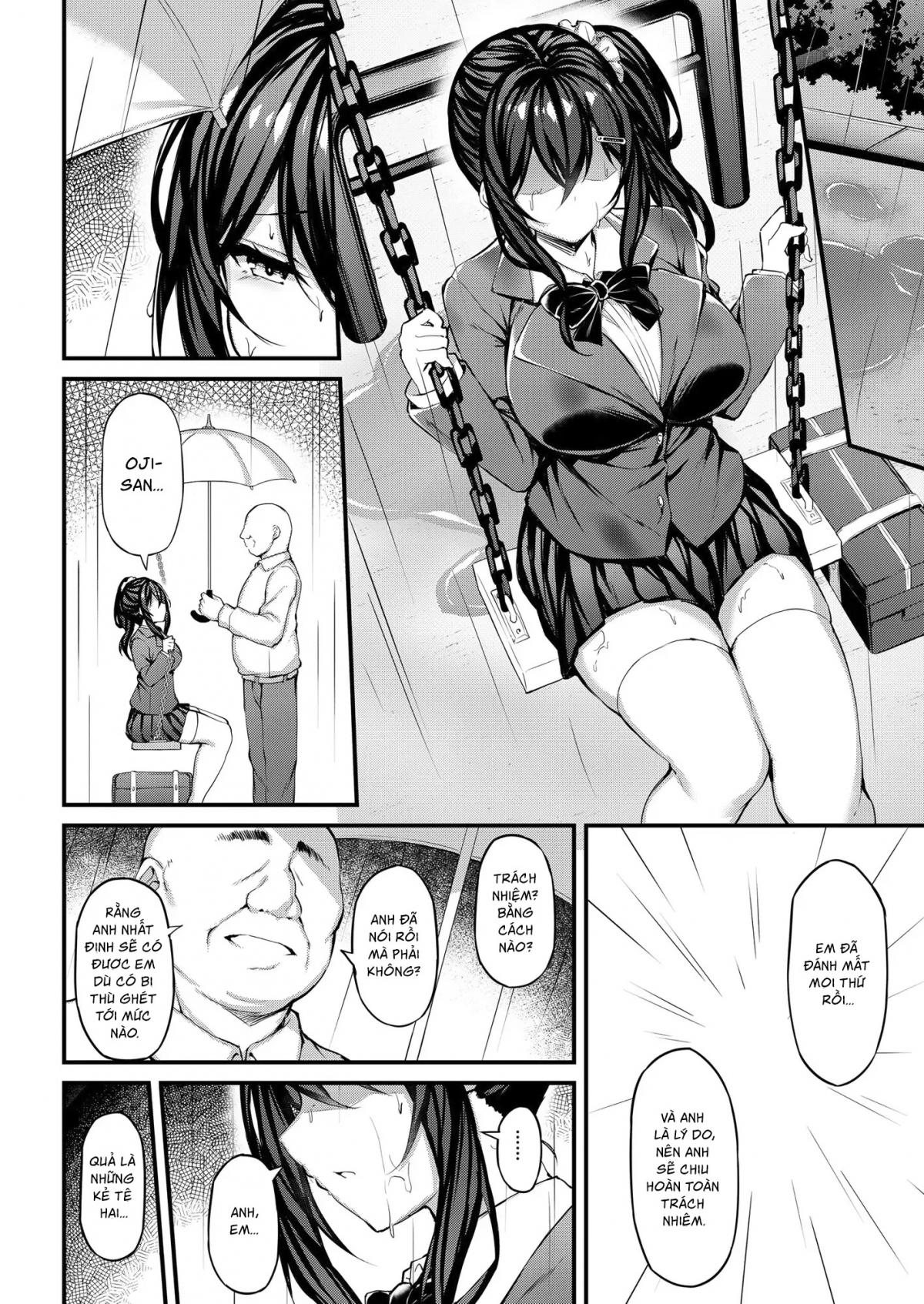 Đọc truyện hentai Kanojo ga Separate o Matou Riyuu -Watashi no Oji-san ni Sasageru Seishun Iro no Separate- - Éc éc
