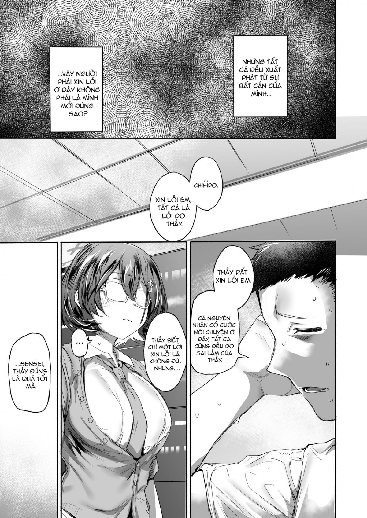 Đọc truyện hentai Trực đêm cùng cô bạn cùng công ty - Oneshot