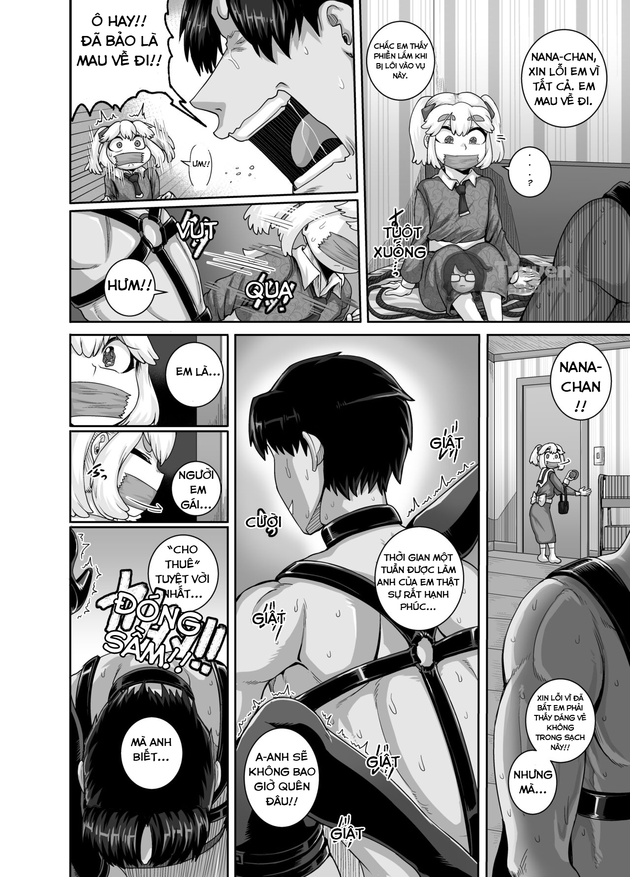 Đọc truyện hentai Dạy dỗ con em gái phiền phức này bằng cá chà bặc Chap 2