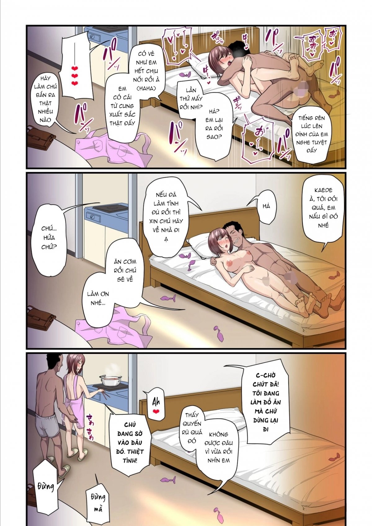 Đọc truyện hentai Kaede-chan và Bố đường - Chap 1
