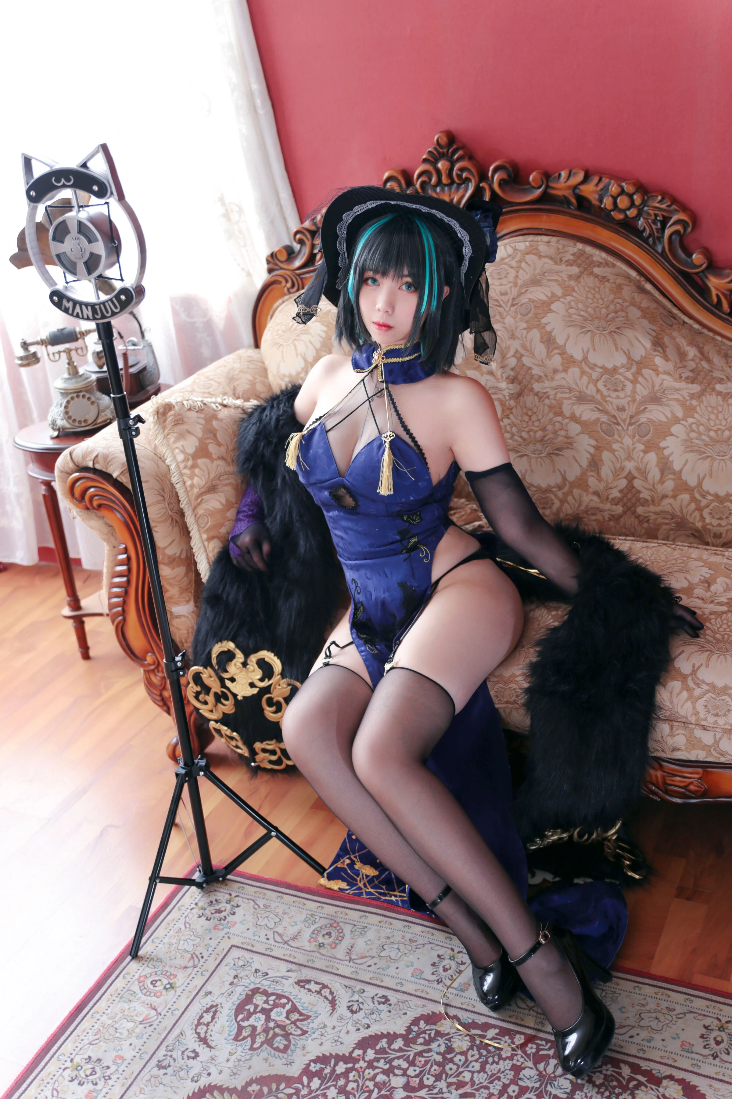 Đọc truyện hentai Tuyển tập Albums siêu phẩm Cosplay - Chap 569 - Meroko_Mei Tong - Cheshire Cheongsam