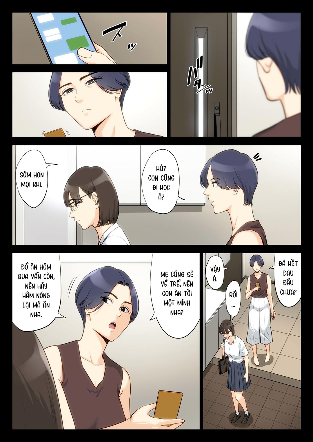 Đọc truyện hentai Tôi, mẹ và chú - Chap 1