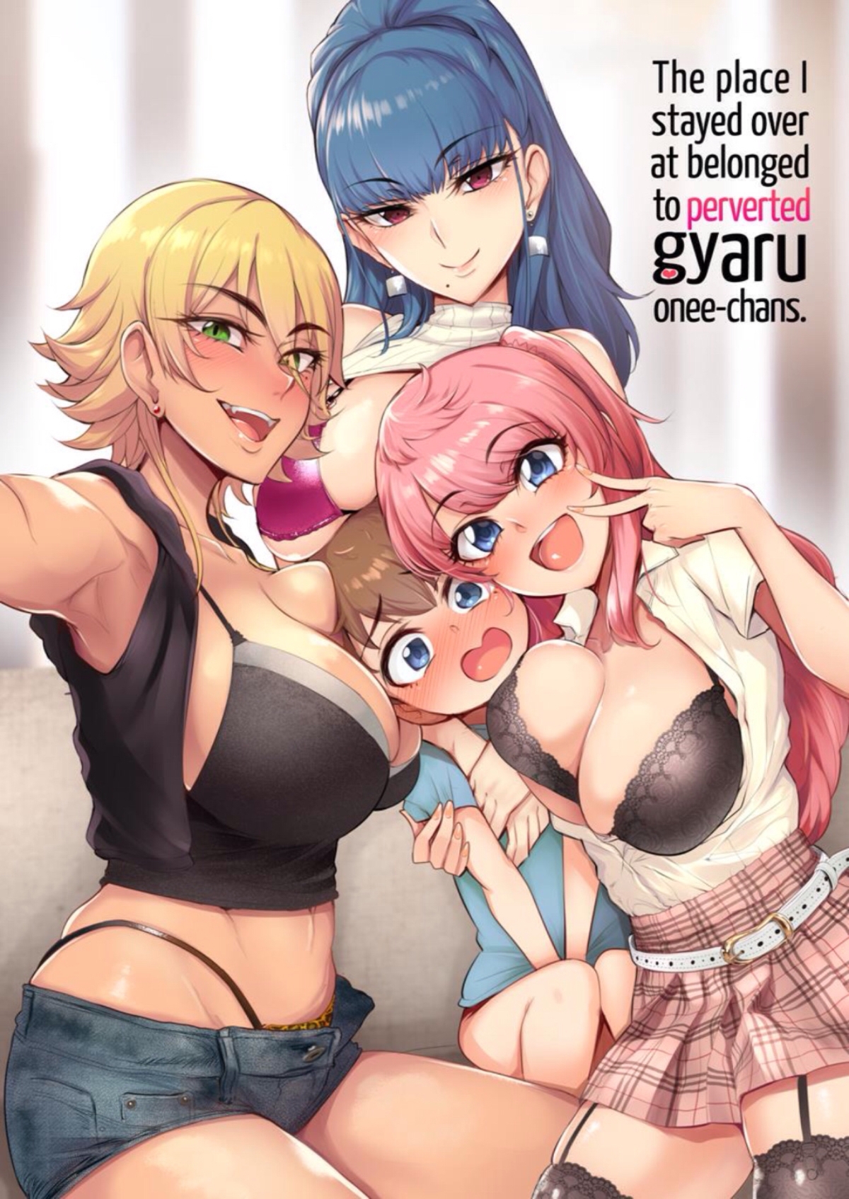Đọc truyện hentai The Place I Stayed Over at Belonged to Perverted Gyaru Onee-chans - Oneshot
