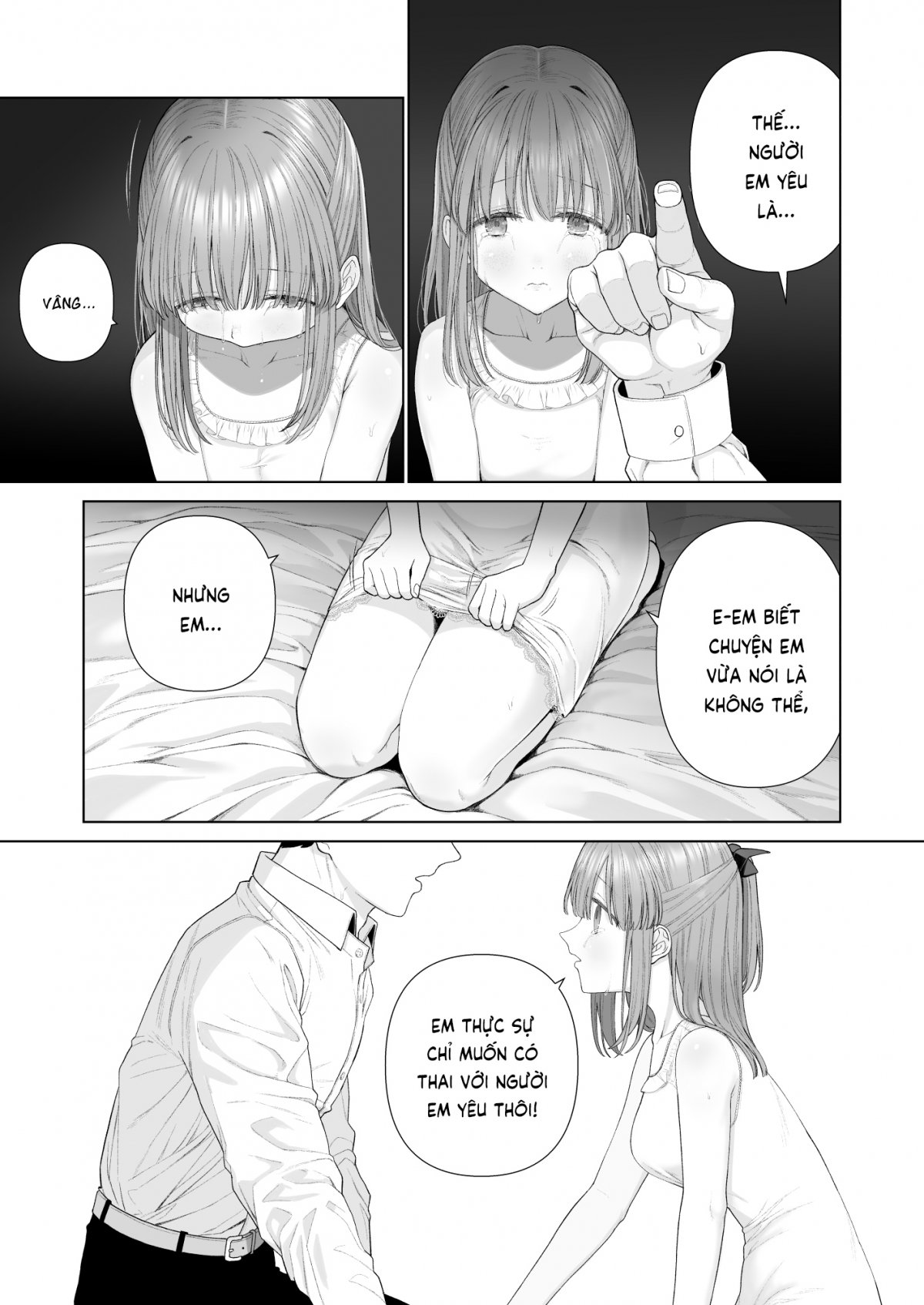 Đọc truyện hentai Sưởi ấm em, trước khi em vụn vỡ - Oneshot