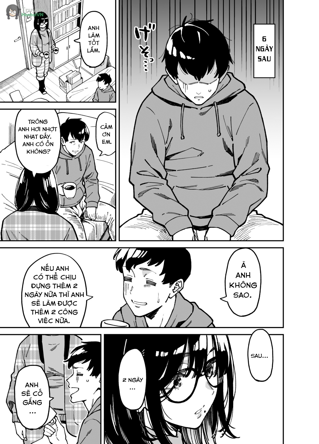 Đọc truyện hentai Comforted by the Sloppy Girl Next Door - chap 2
