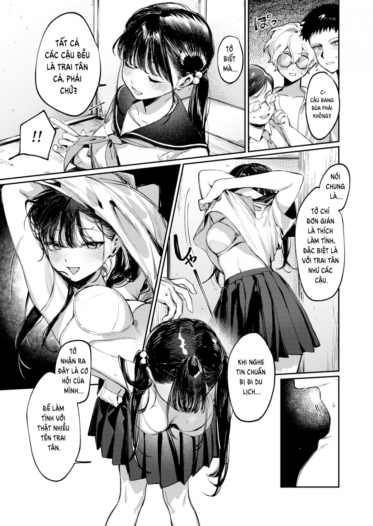 Đọc truyện hentai Thợ săn trai tân và Chuyến du lịch tốt nghiệp Oneshot