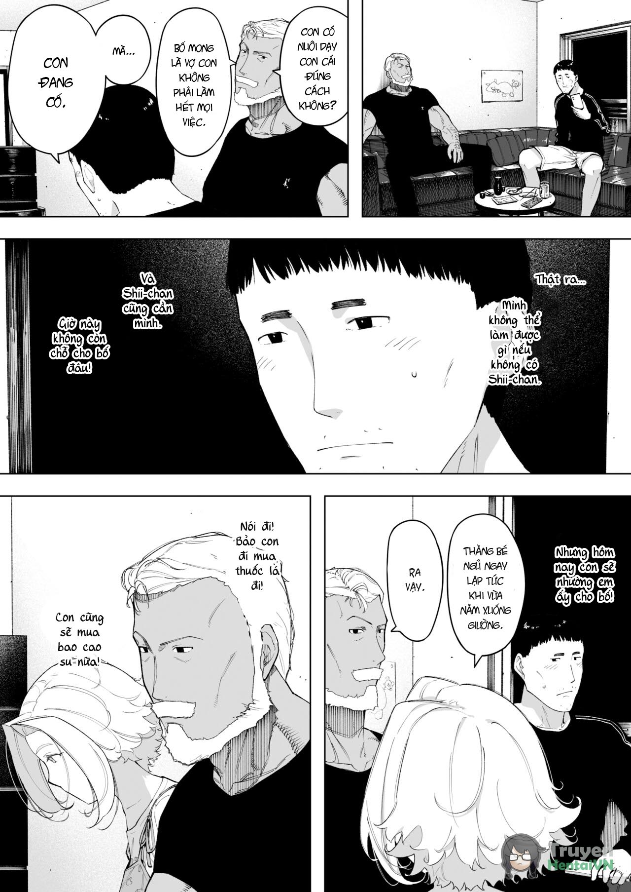 Đọc truyện hentai Bố chồng cùng con cụp ngon nghẻ - oneshot