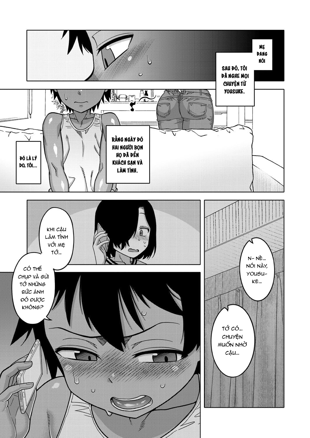 Đọc truyện hentai Boku no Kaa-chan to Ore no Mama - Oneshot