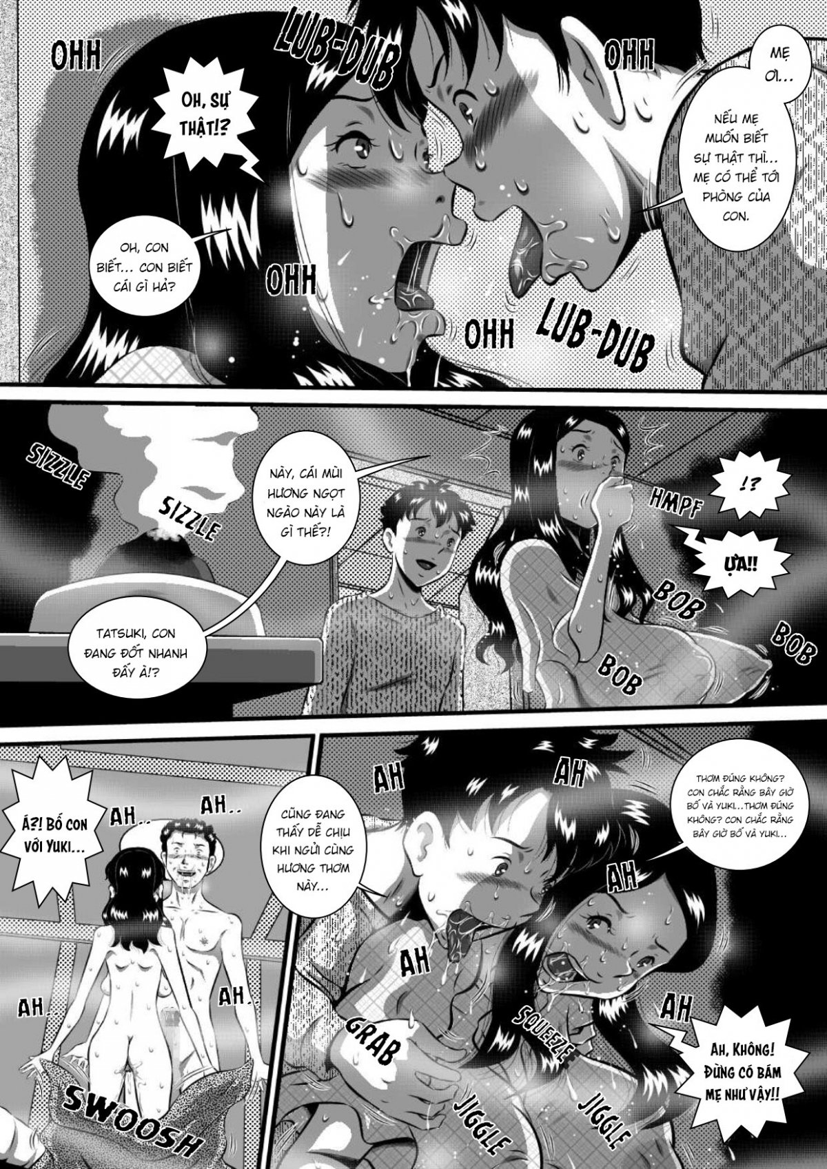 Đọc truyện hentai Chấn động! Con địt mẹ, bố địt em!! - Oneshot