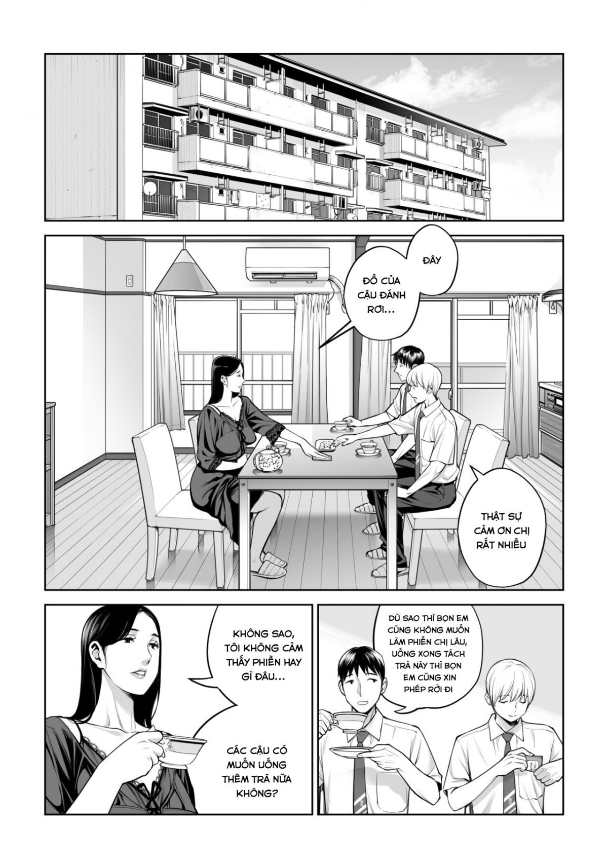Đọc truyện hentai Kurokami Onna no Fudeoroshi ~Himitsu no Heya de Nakadashi Sasete Ageru wa~ - Oneshot