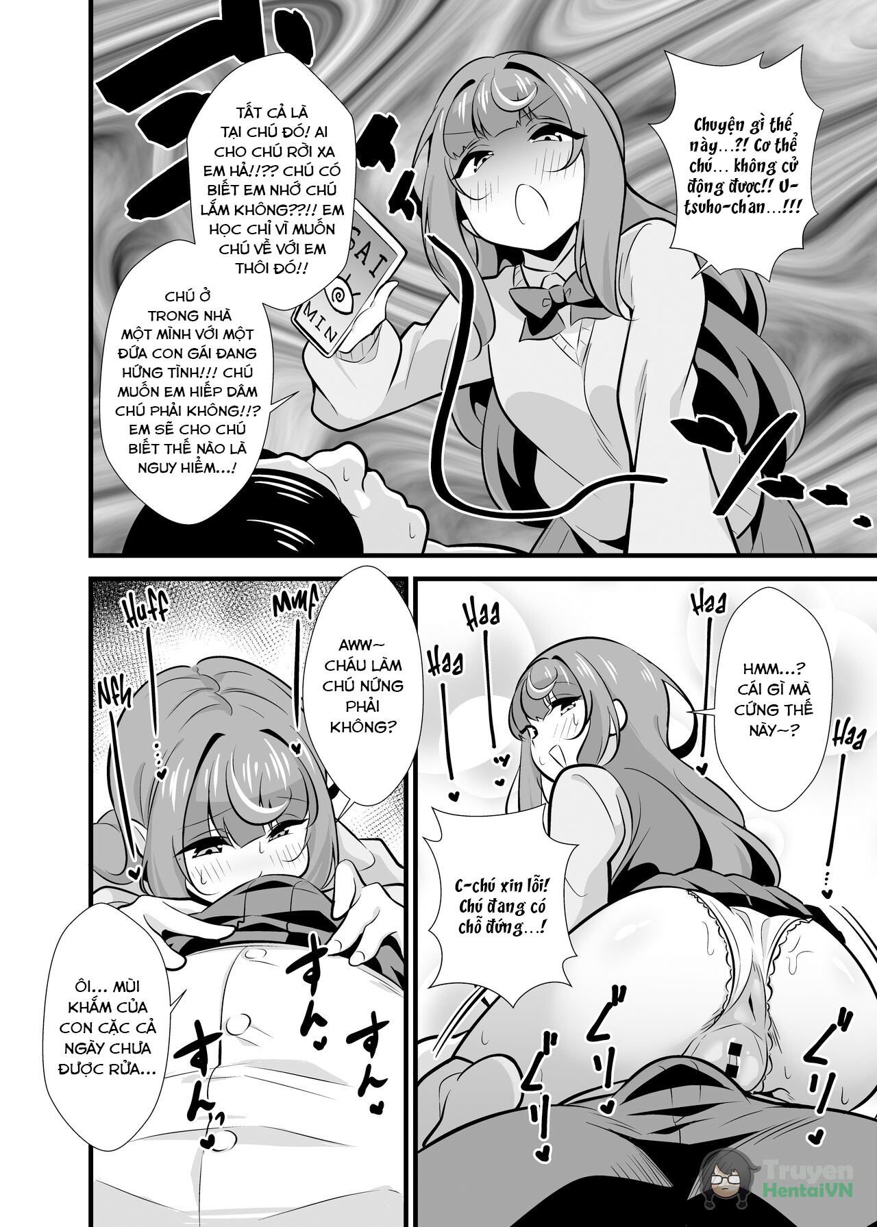 Đọc truyện hentai Oji Saimin 2 Oji-san Fusoku de Hatsujouki ga Tomaranai Meikko no Nonstop Semen Shiboritori Gyaku Rape - Oneshot
