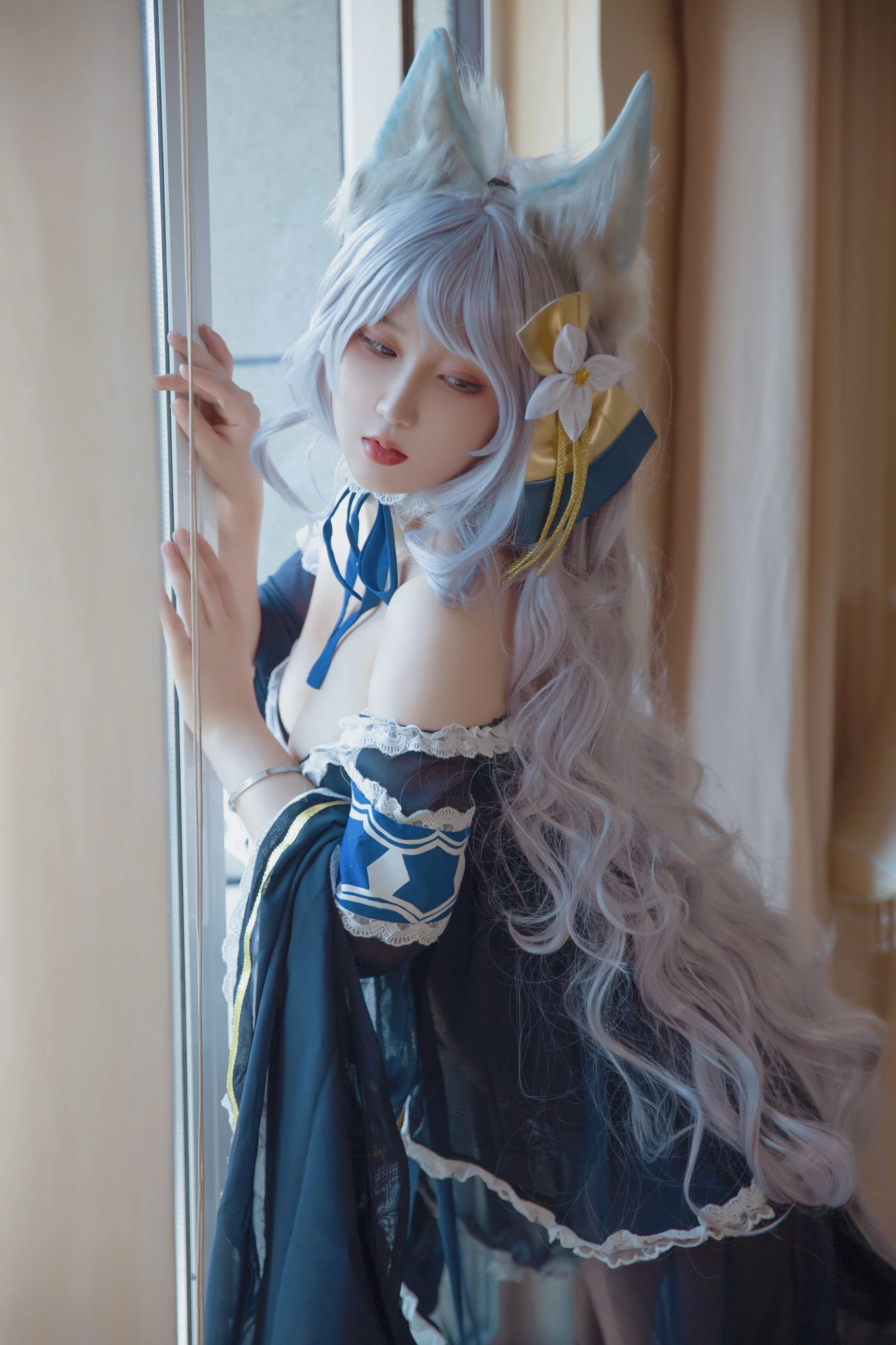Đọc truyện hentai Tuyển tập Albums siêu phẩm Cosplay - Chap 585 - Ruby dip sauce Meimei - Azur Lane Shinano painter pajamas