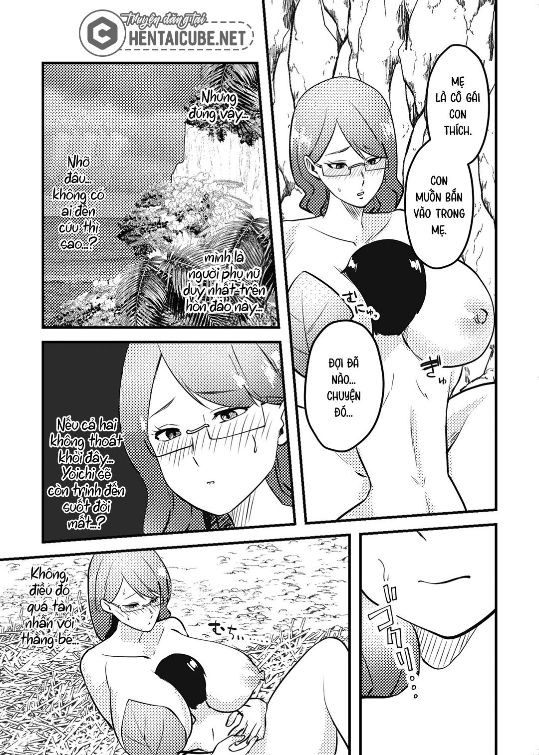 Đọc truyện hentai Mẹ và con trai dạt vào hoang đảo - Oneshot