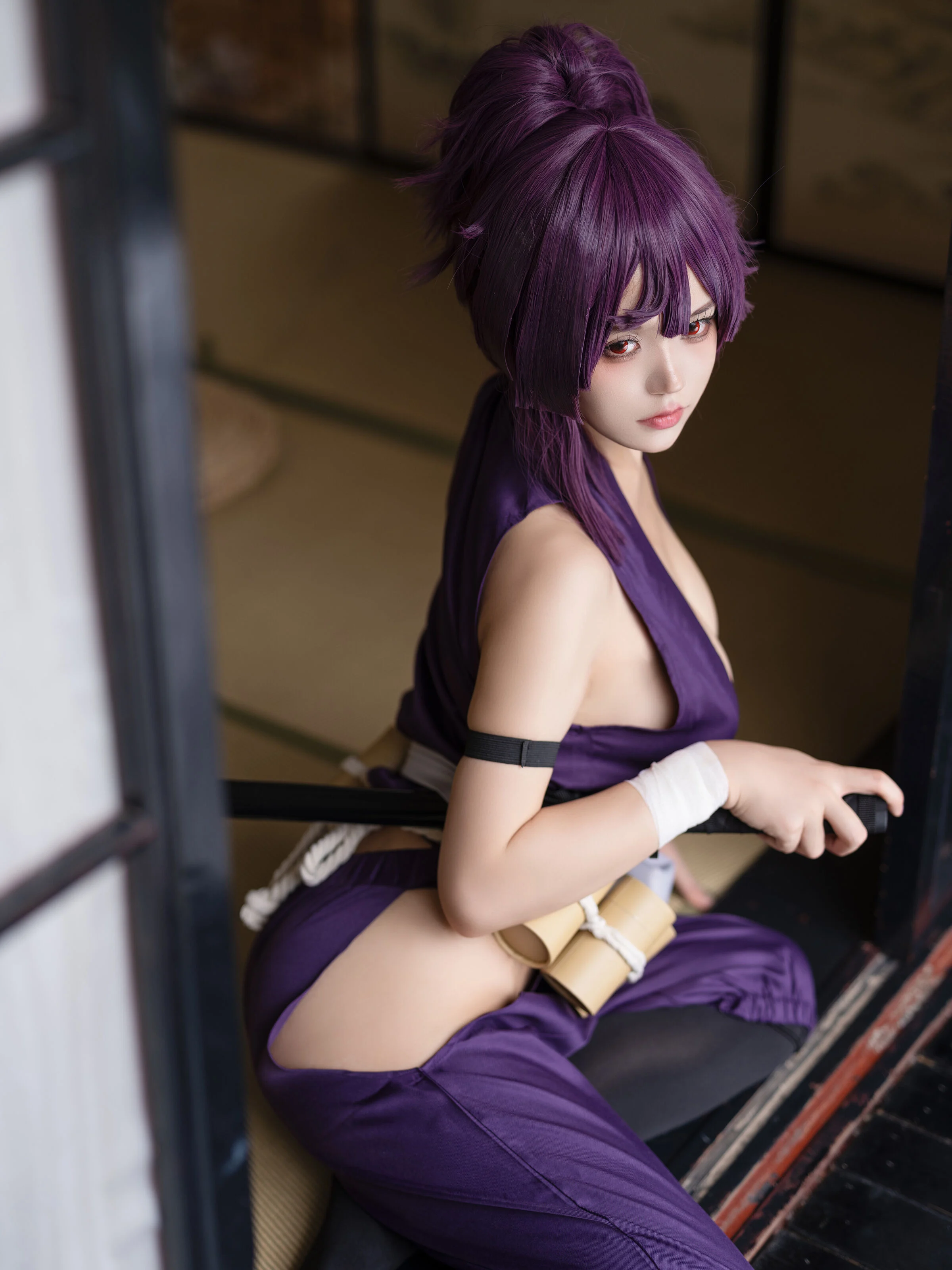 Đọc truyện hentai Tuyển tập Albums siêu phẩm Cosplay - Chap 233 - Ogura Chiyo w - Yuzuriha hell raku gang