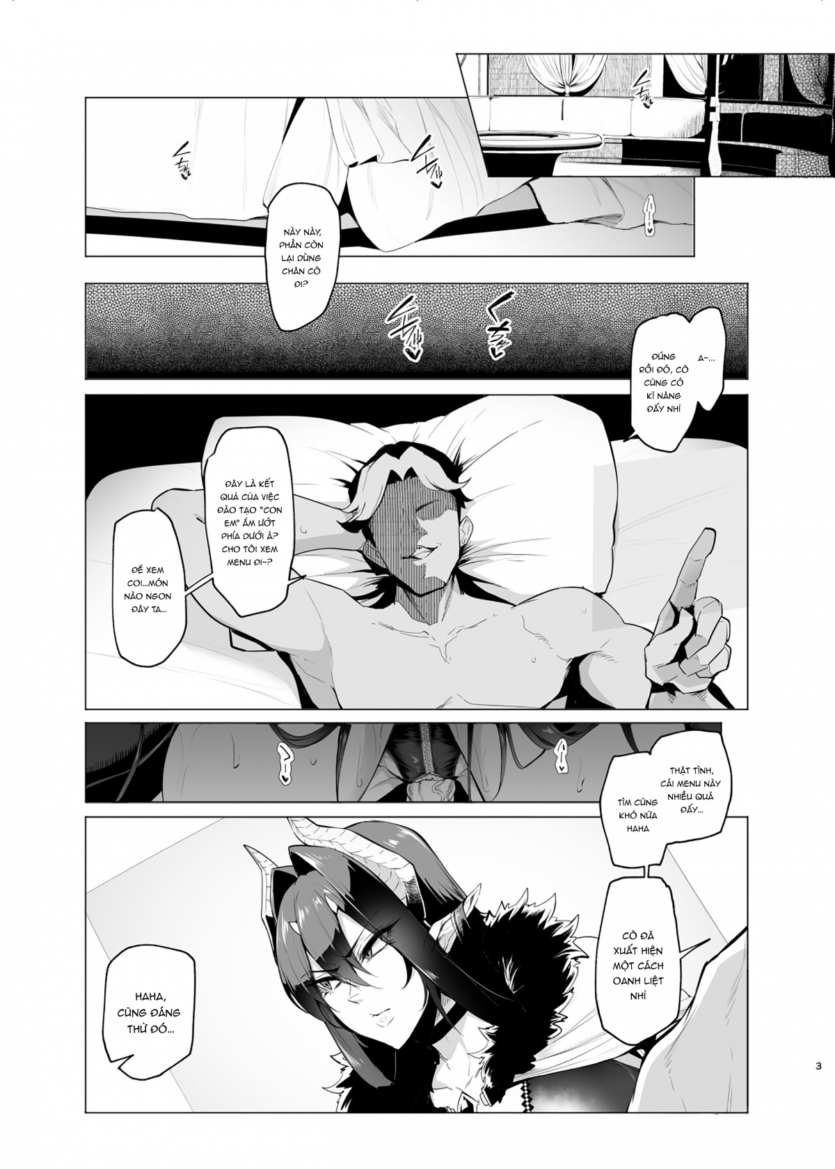 Đọc truyện hentai Nữ hoàng và mệnh lệnh không thể coi thường - Oneshot