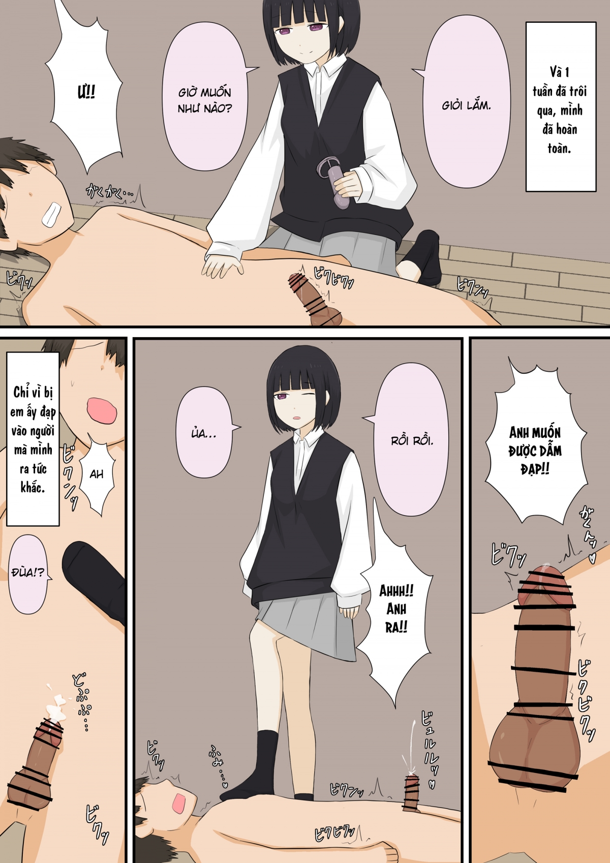 Đọc truyện hentai Ashizeme Kanojo _1 - Oneshot