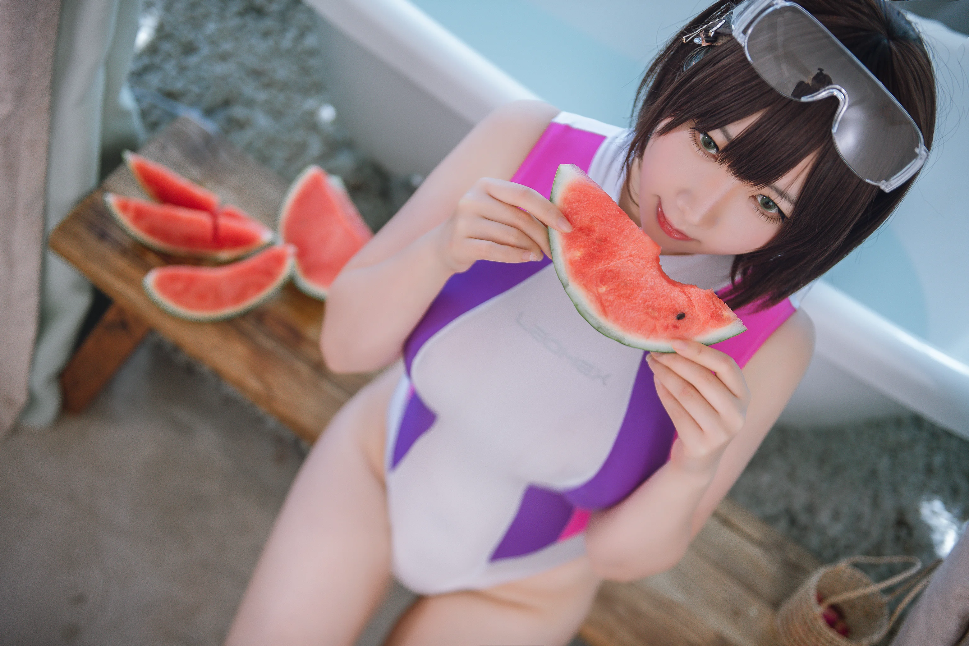 Đọc truyện hentai Tuyển tập Albums siêu phẩm Cosplay - Chap 321 - Vol.005 Swimming in the water