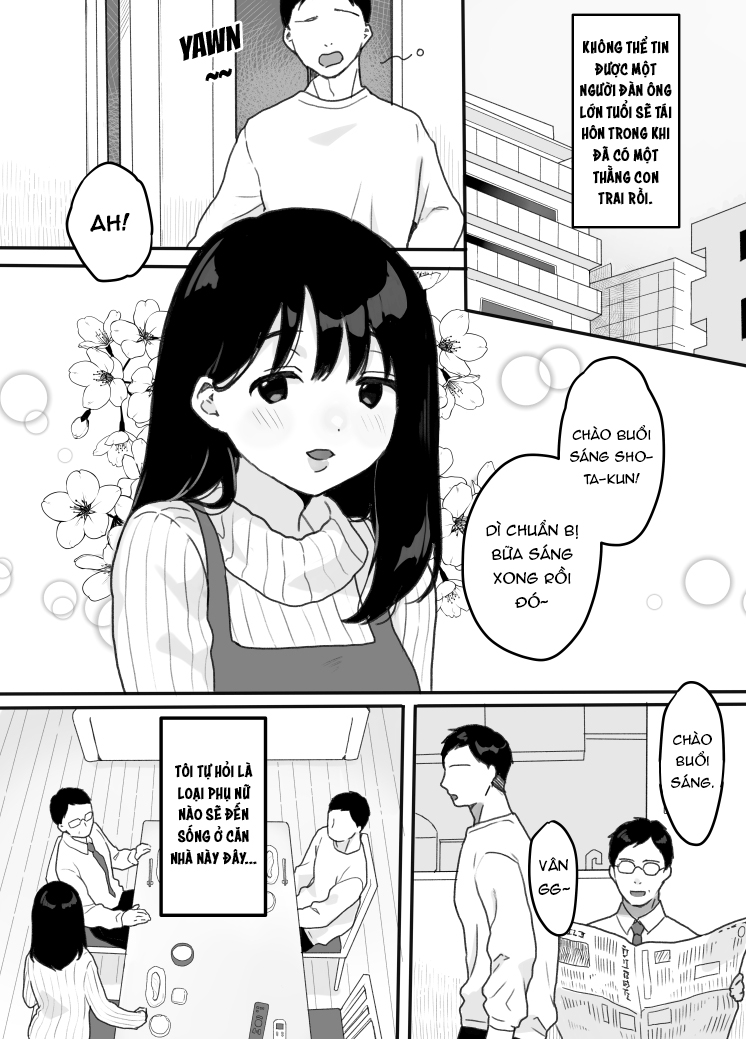 Đọc truyện hentai Gibo no Kowaku ~Atarashii Okaa-san~ - Oneshot