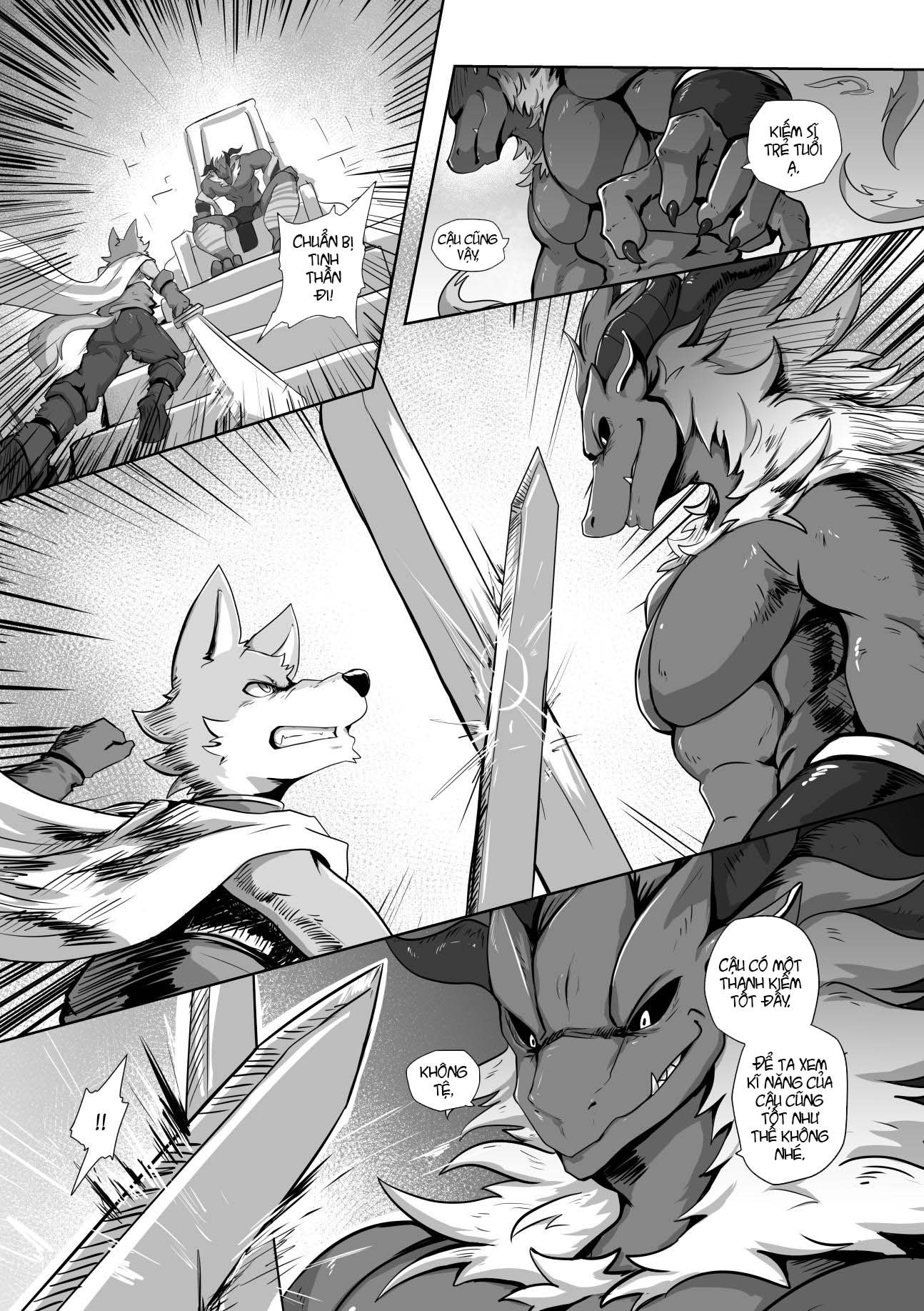 Đọc truyện hentai Hiệp sĩ và ác ma - Oneshot