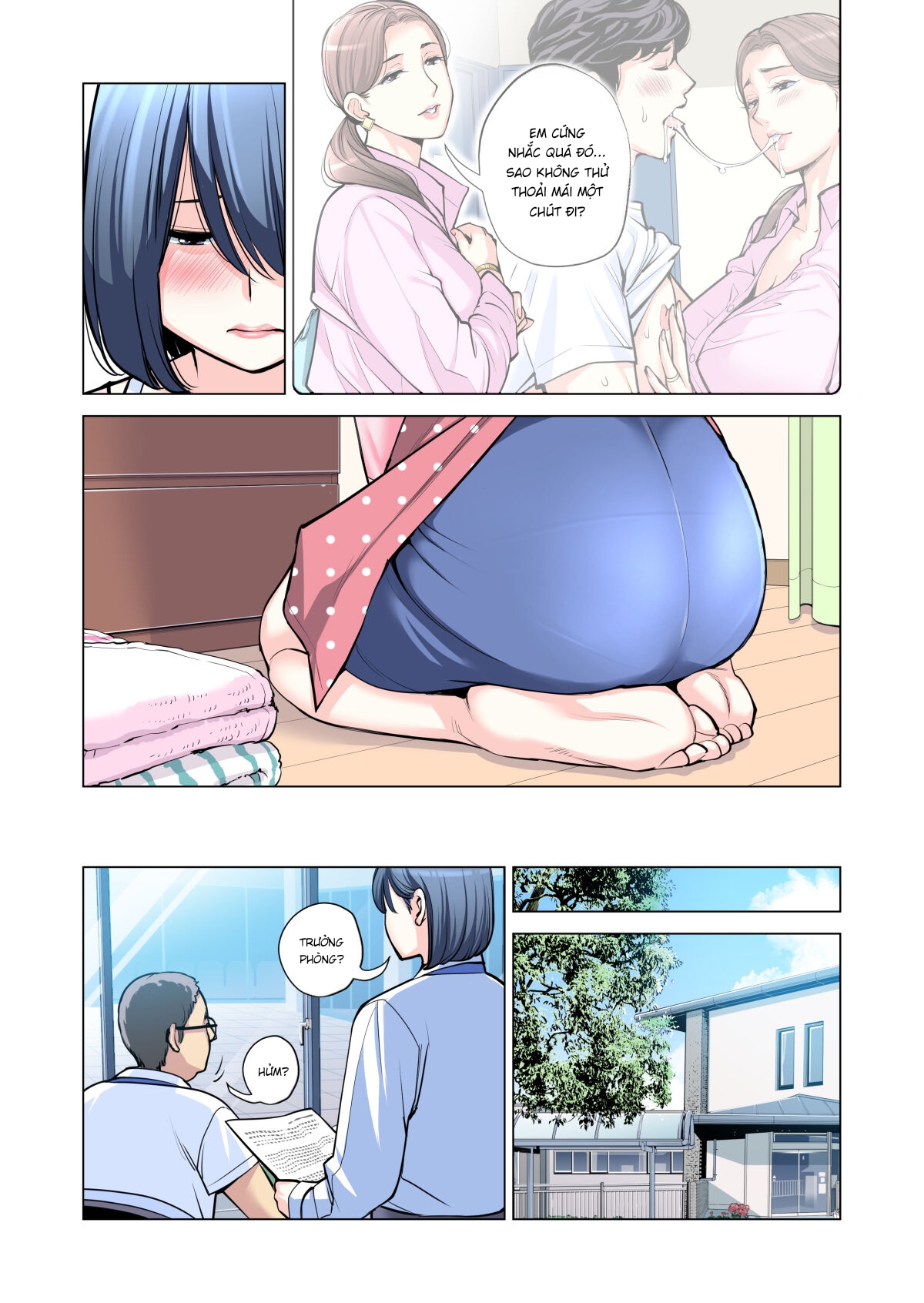 Đọc truyện hentai Những cô trợ lý đã có chồng - Chap 3 Full màu