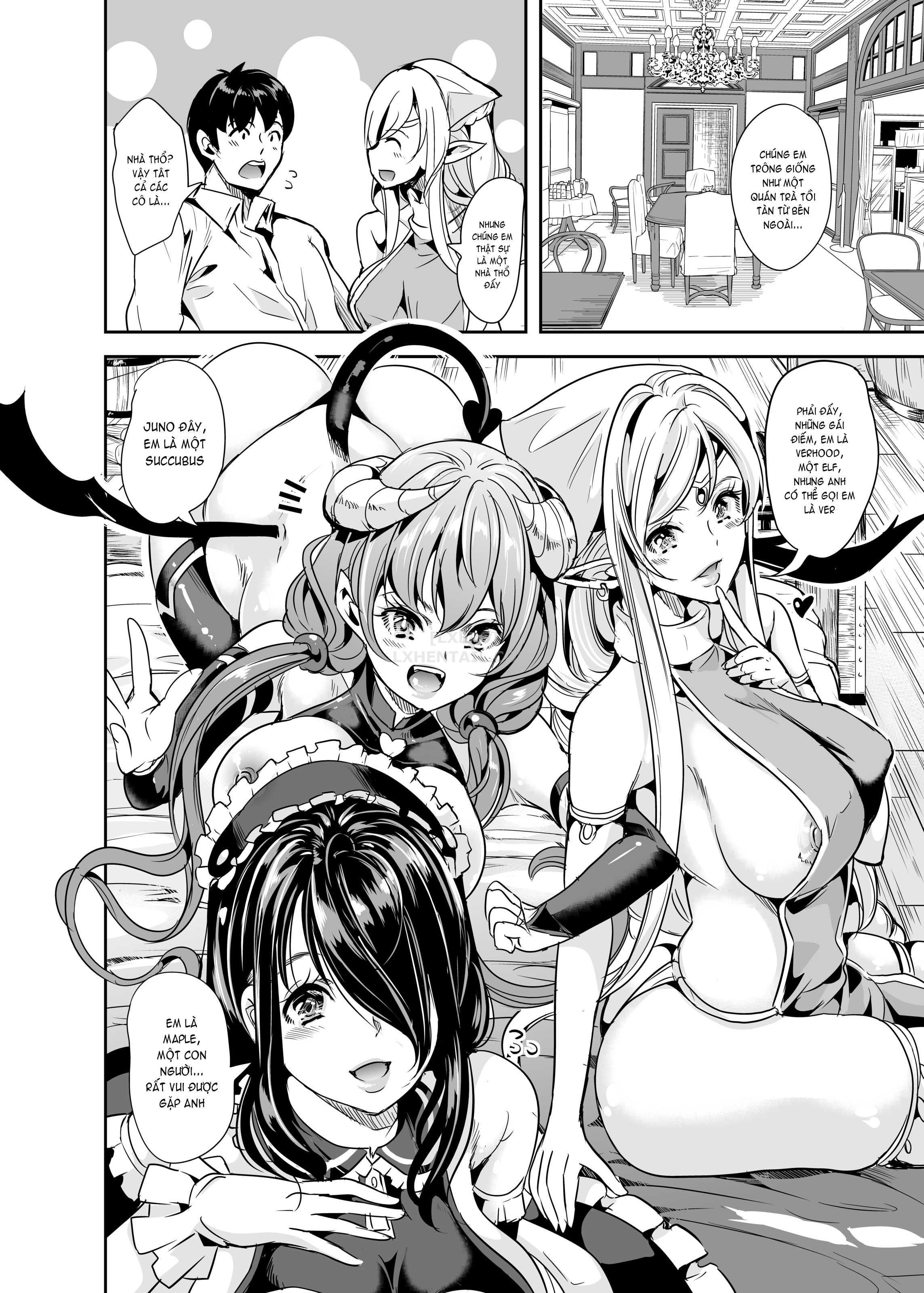 Đọc truyện hentai My Harem in Another World Collection - Chap 1
