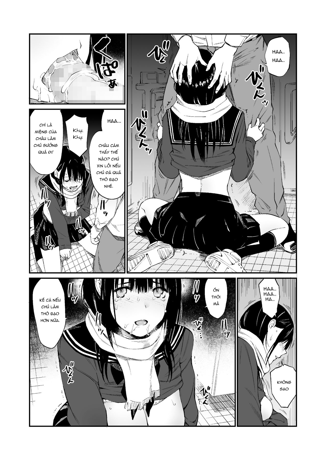 Đọc truyện hentai Lỗ lồn của mình được lấp đầy bởi một chú già - Oneshot