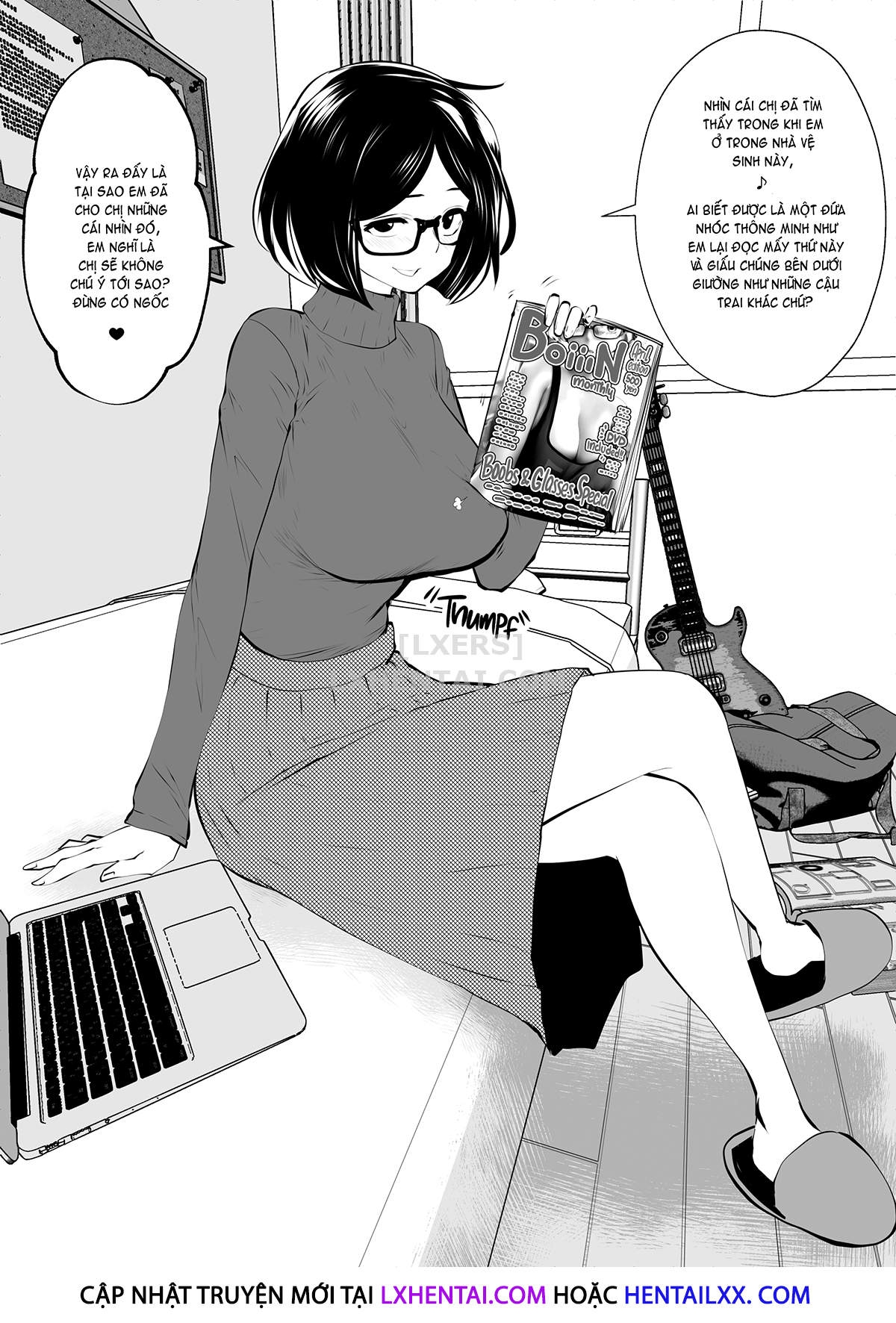 Đọc truyện hentai Ms. Black Rimmed Glasses - Oneshot