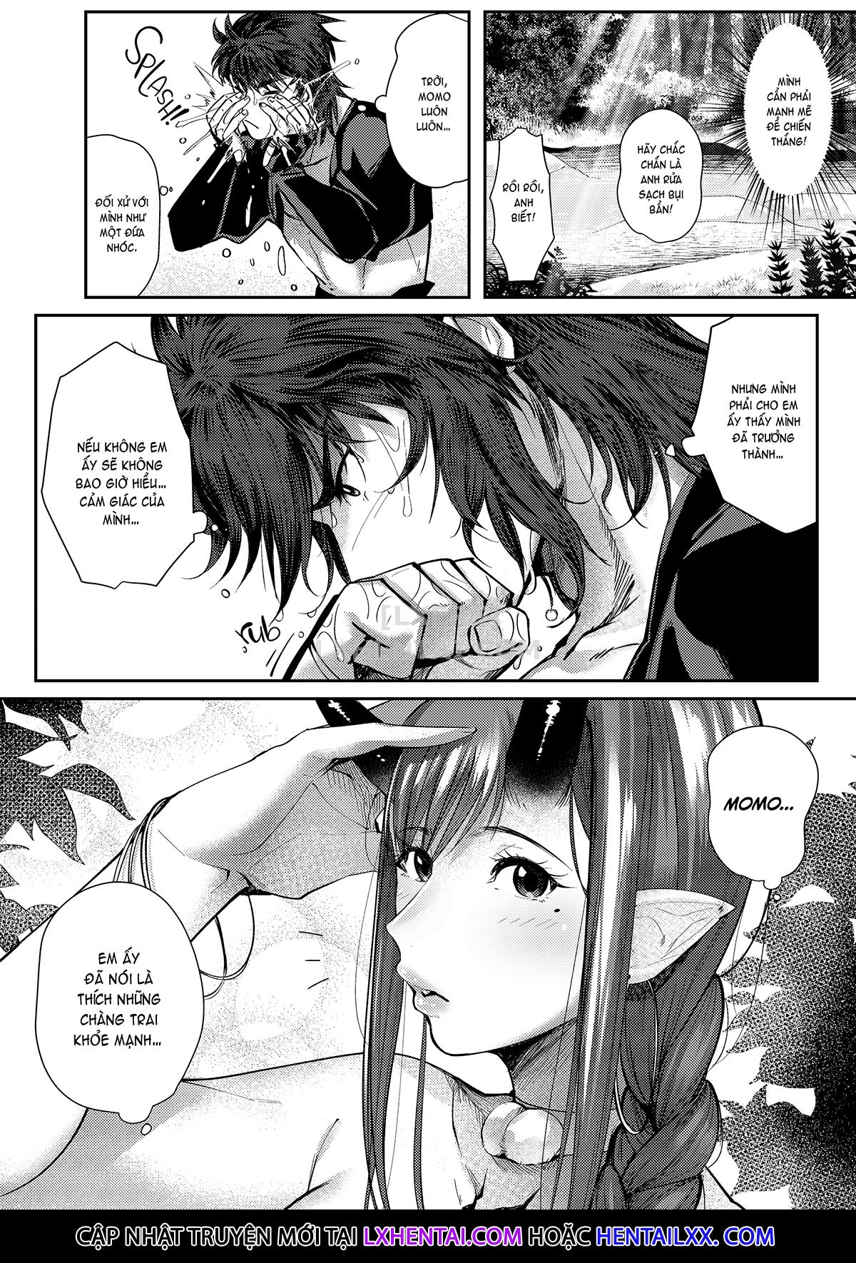 Đọc truyện hentai The Oni and the Fresh Peach - Chap 1
