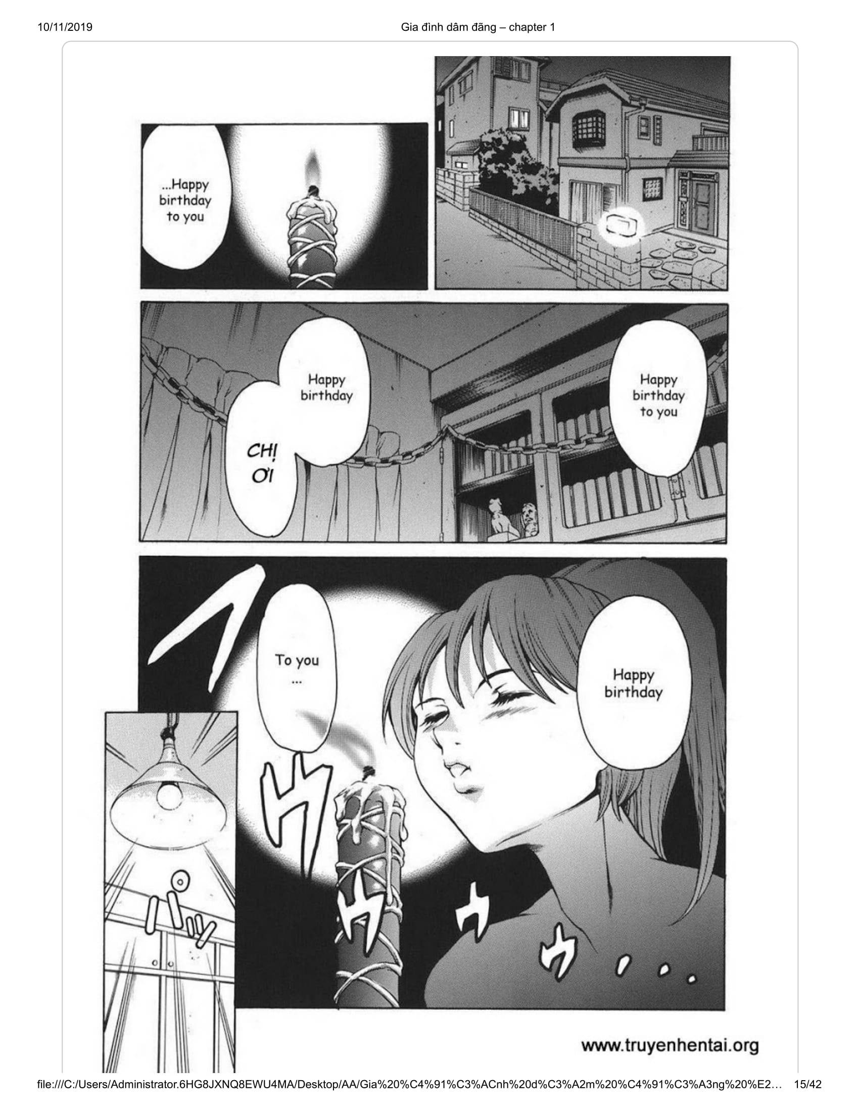 Đọc truyện hentai Katei no Jijou - Chap 1